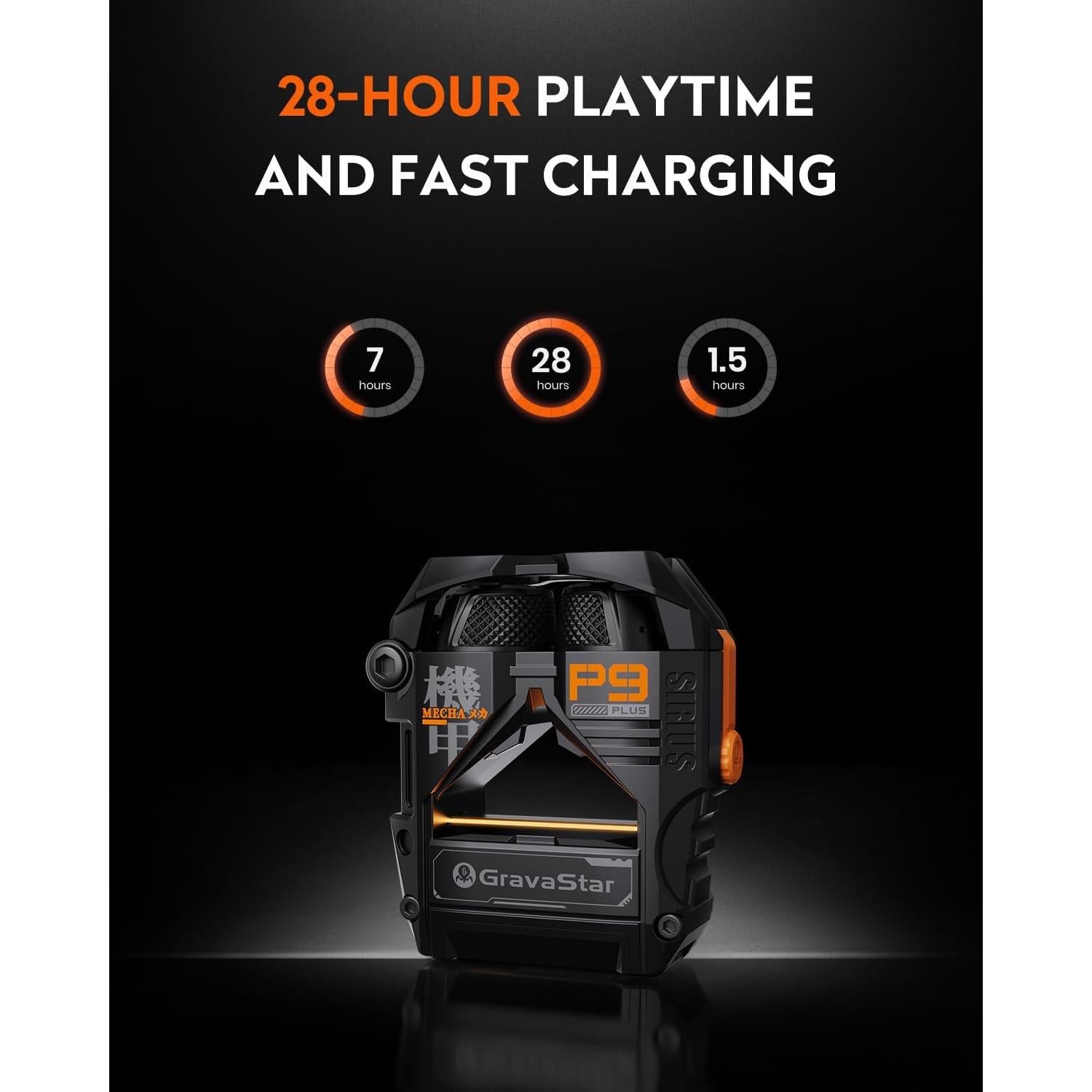 Auriculares Inalámbricos GravaStar Sirius Plus Bluetooth 5.3 ANC