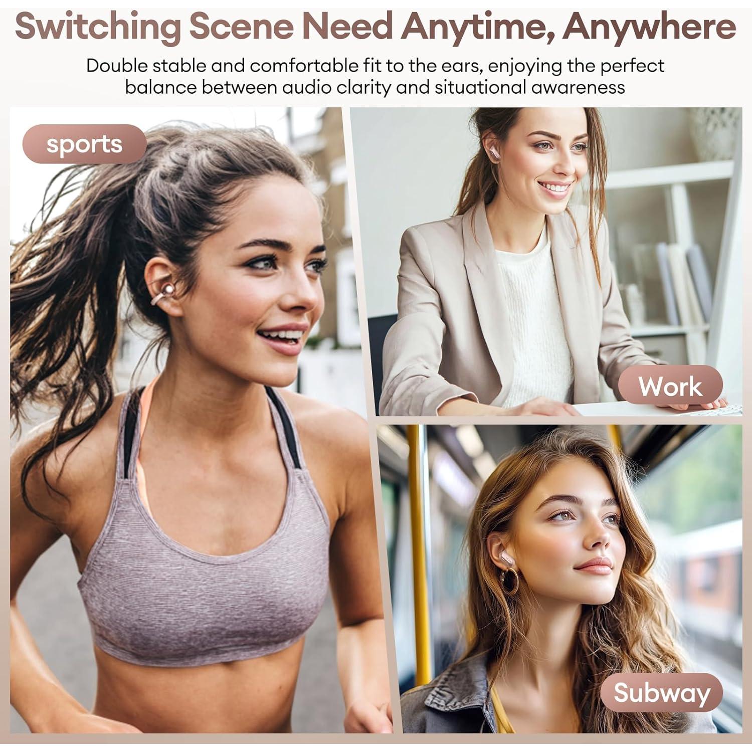 Auriculares Inalámbricos PAXA Ctbuds02 2 en 1 Bluetooth 6.0 140H