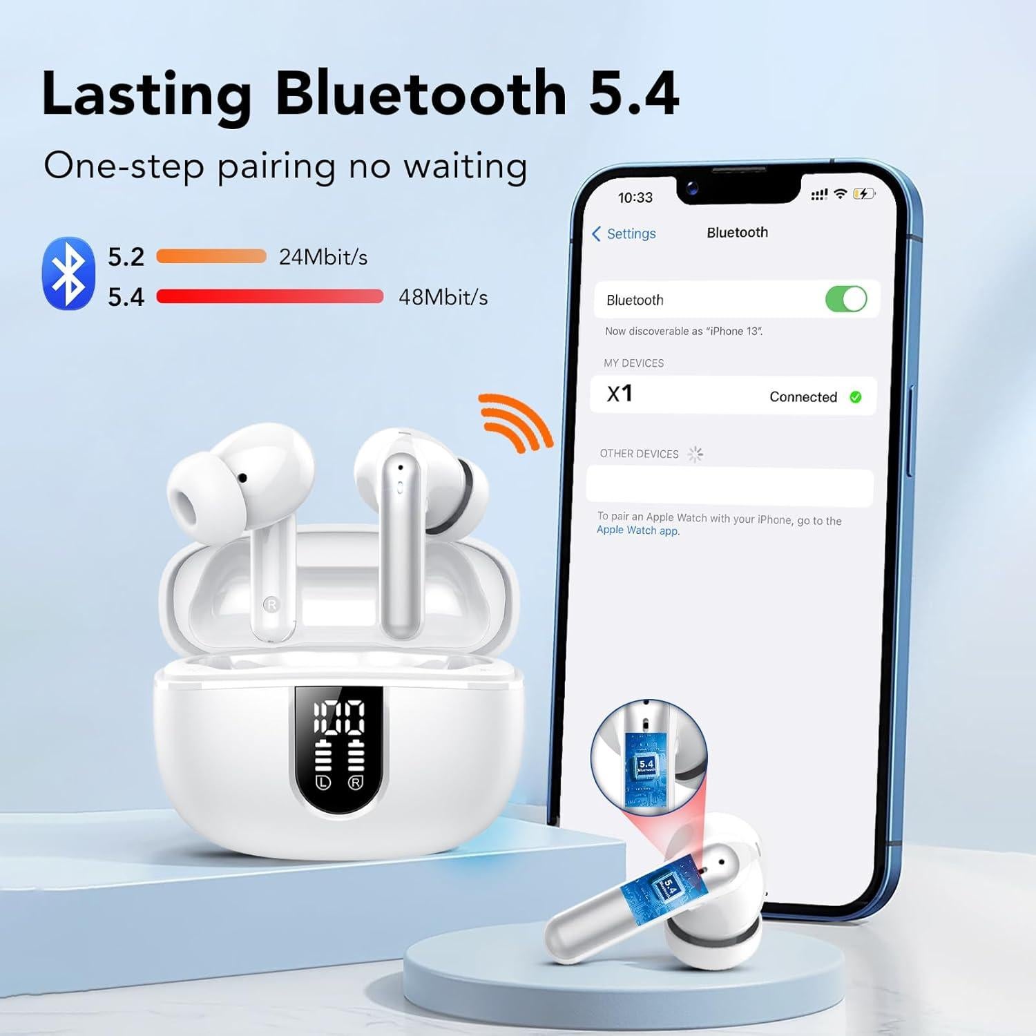 Auriculares Inalámbricos TIMU X1-WYLUS-1-1WE Bluetooth 5.3