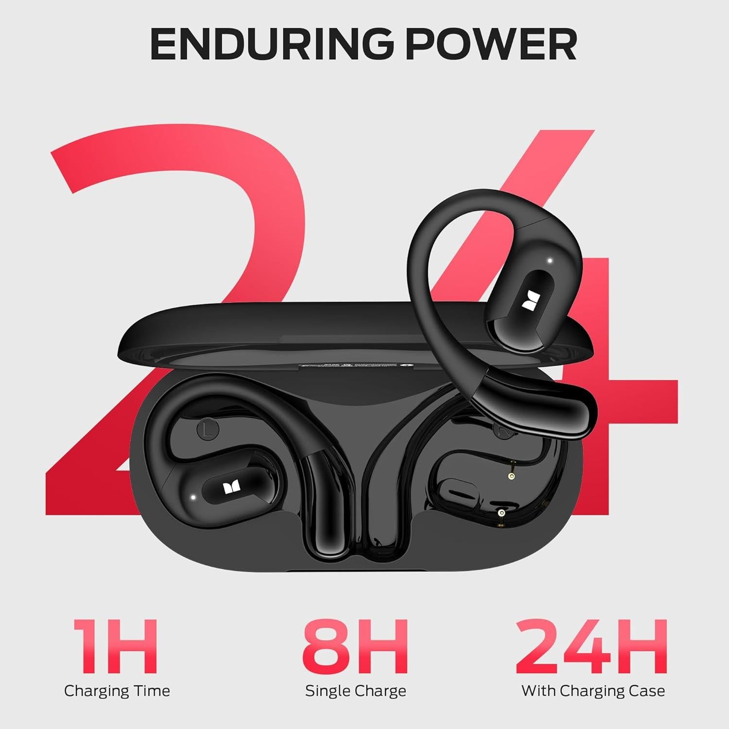 Auriculares Inalámbricos Monster AC317, Bluetooth 5.4, 24H Batería