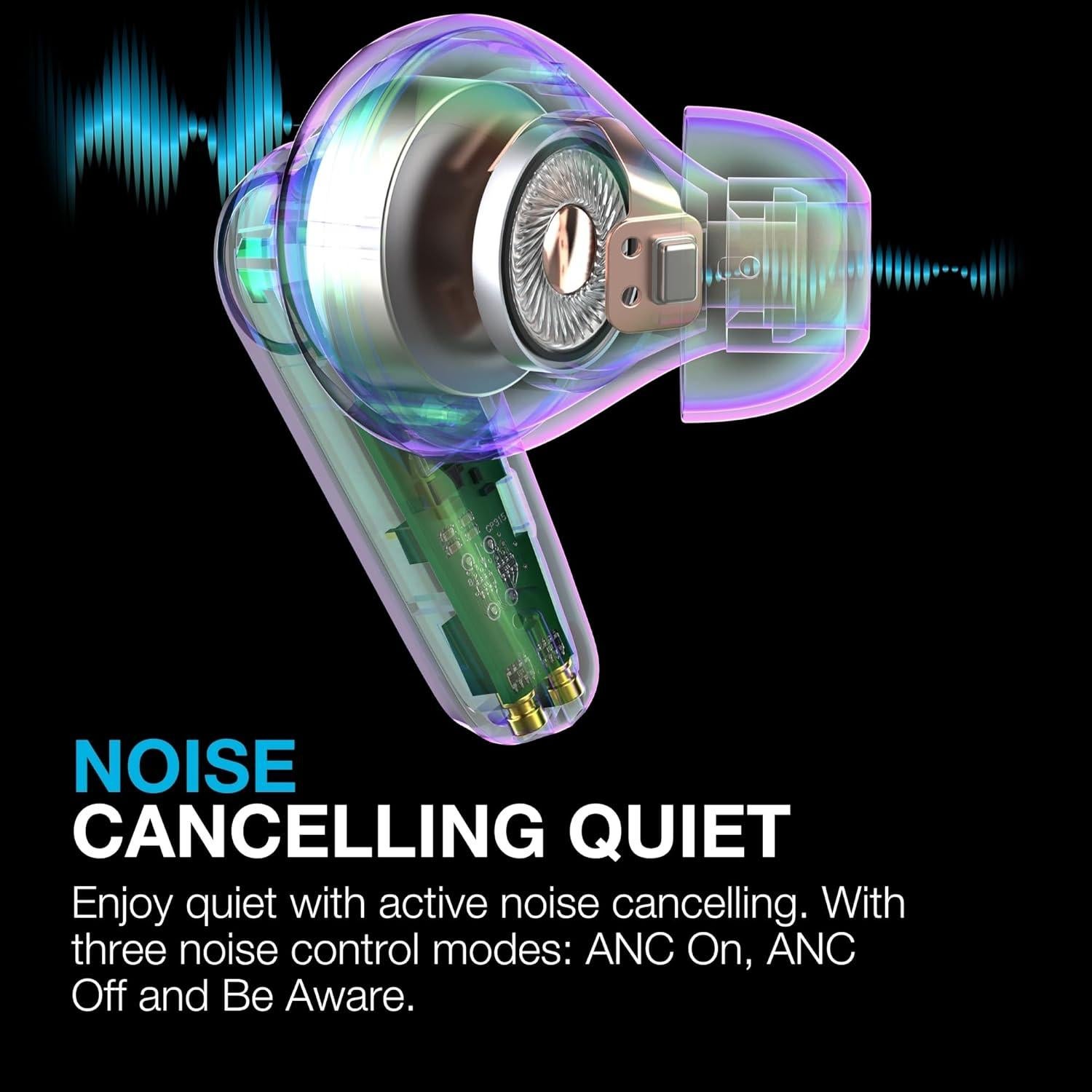 Auriculares Inalámbricos JLab Go Pods ANC Salvia - 26h Reproducción