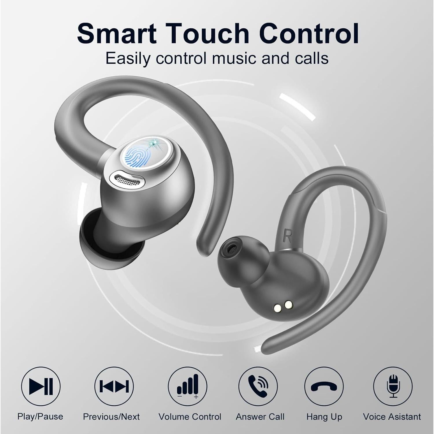 Auriculares Inalámbricos Bluetooth 5.3 VKROBAG V90 Deportivos IP7