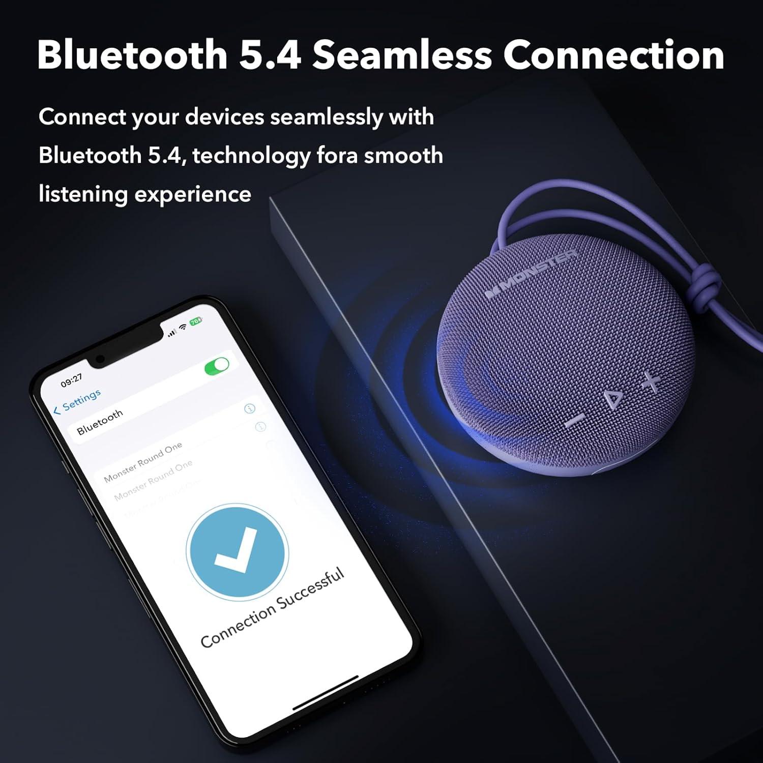 Altavoz Bluetooth Monster MS62116 Portátil IPX8 Impermeable