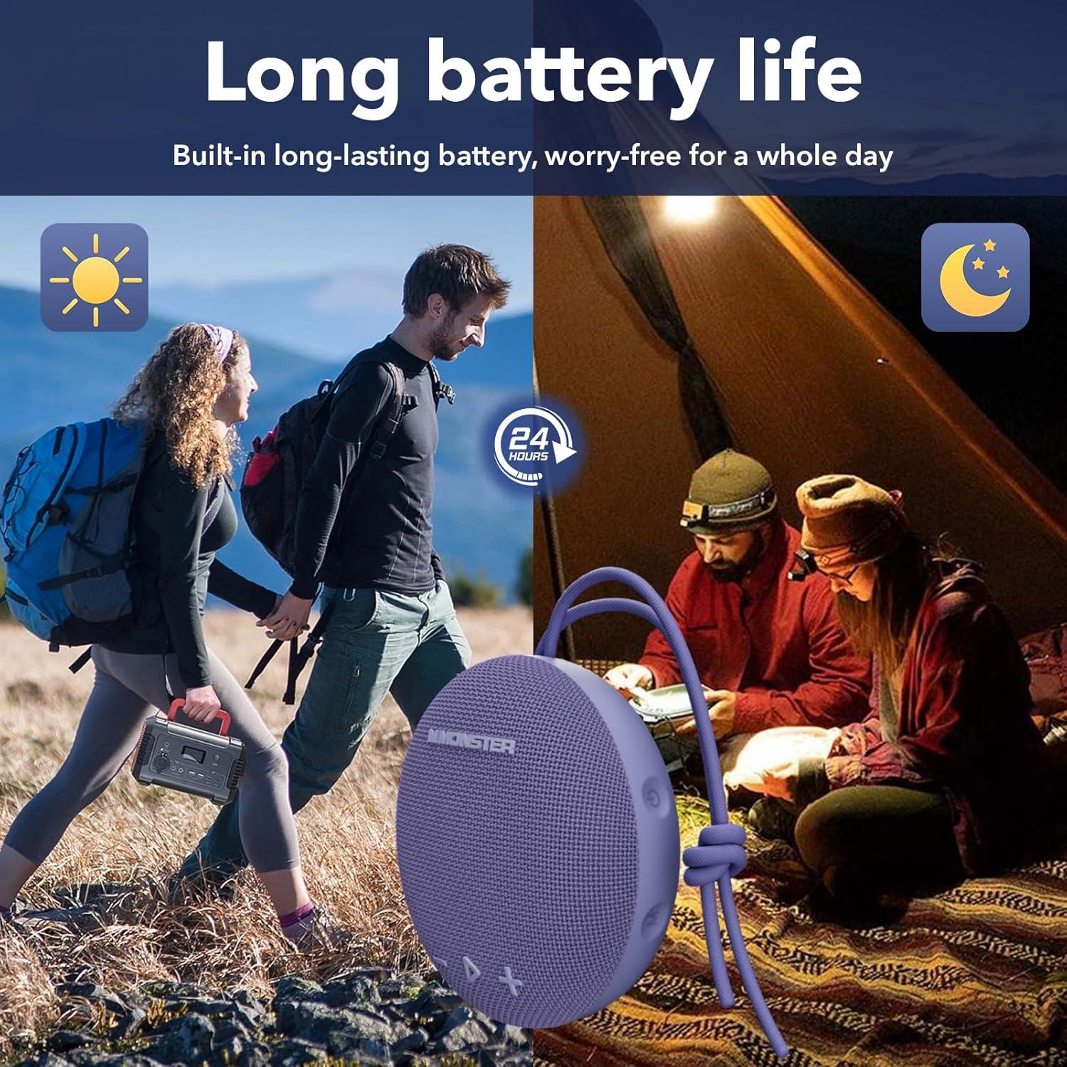 Altavoz Bluetooth Monster MS62116 Portátil IPX8 Impermeable