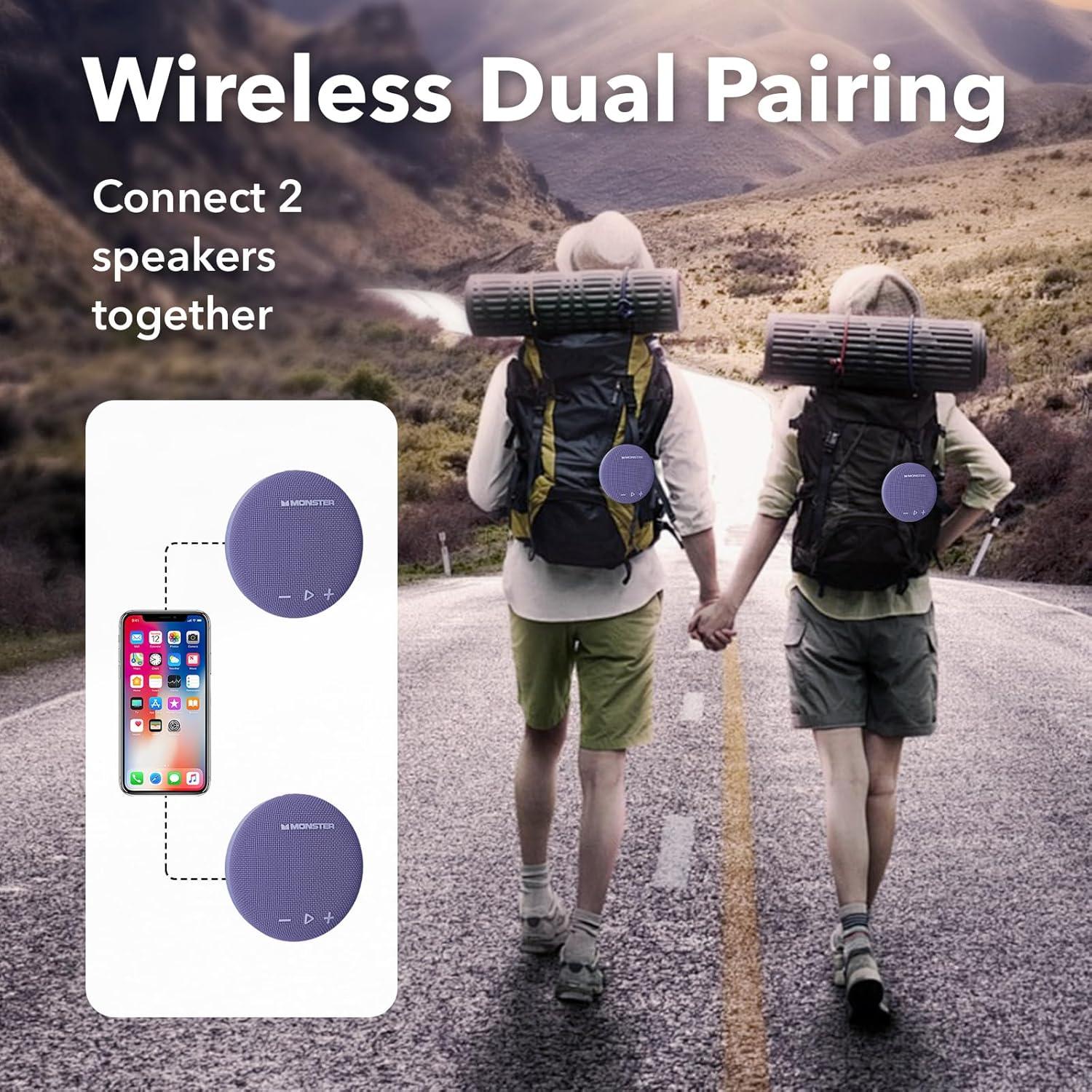 Altavoz Bluetooth Monster MS62116 Portátil IPX8 Impermeable