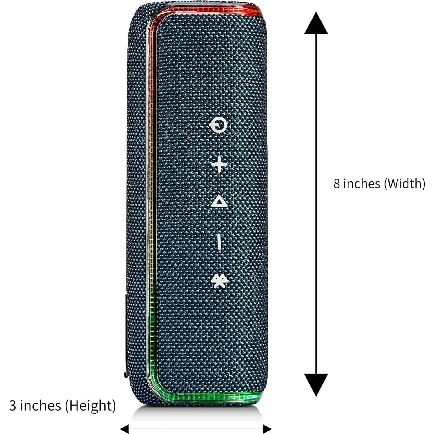 Altavoz Bluetooth Portátil NSY-F9E 40W Impermeable IPX7 Azul