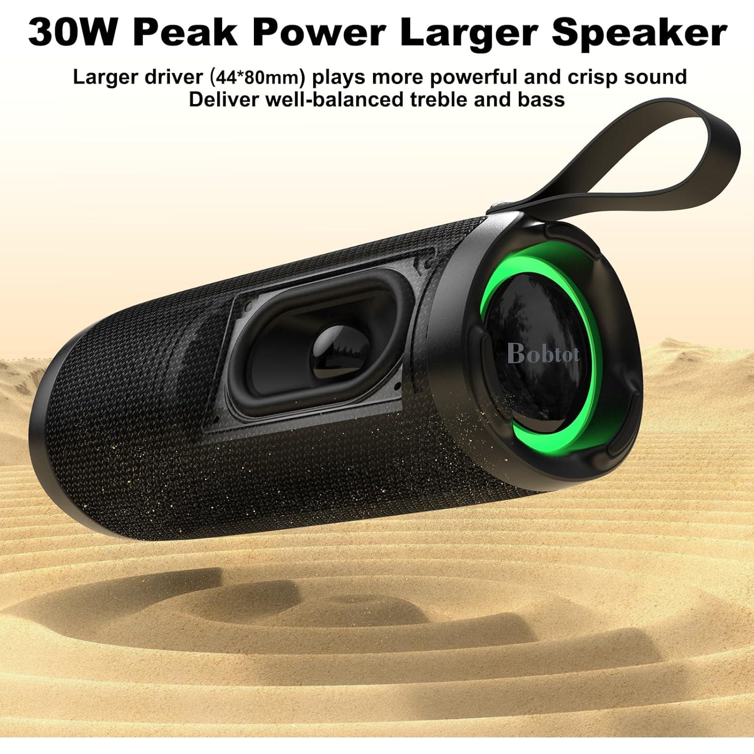 Altavoz Bluetooth Portátil Bobtot ET100 15W Impermeable IPX6