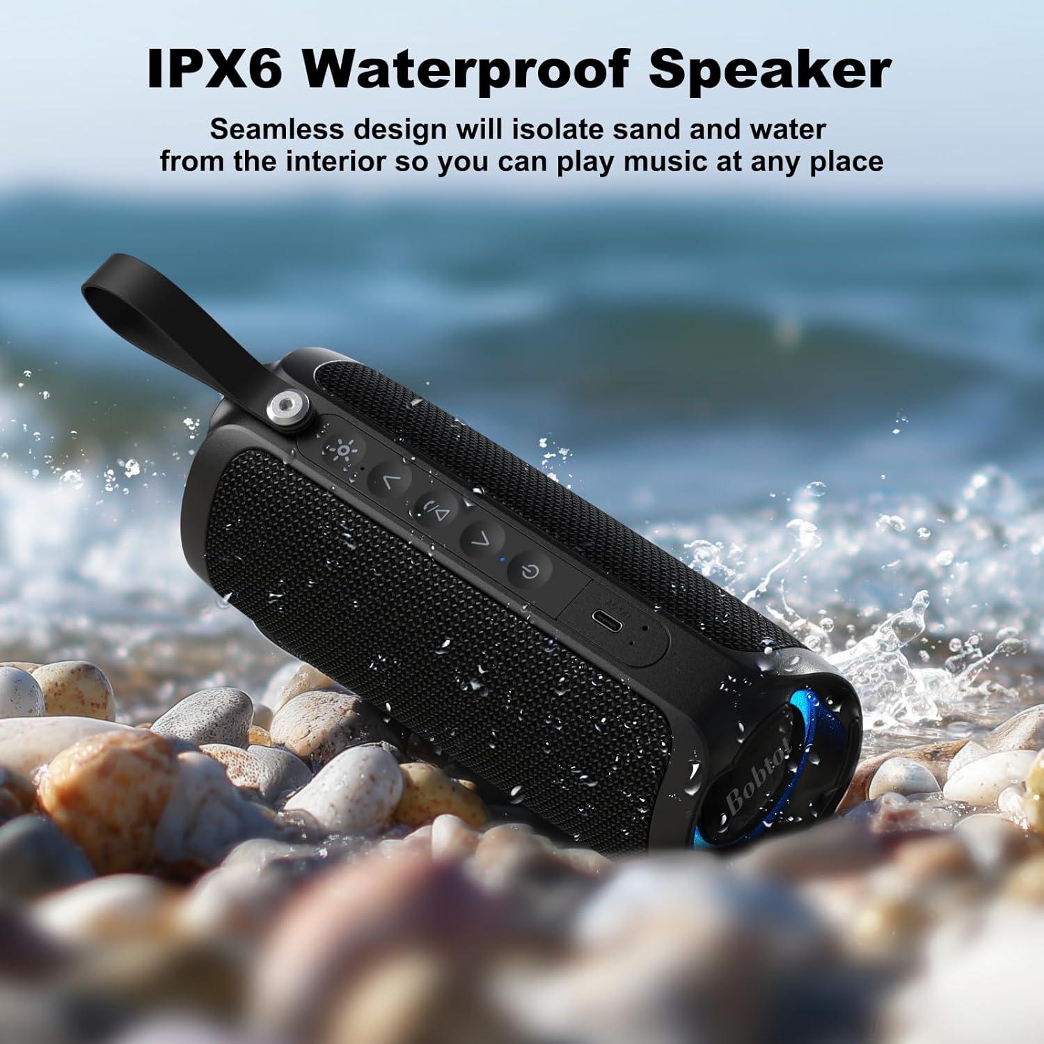 Altavoz Bluetooth Portátil Bobtot ET100 15W Impermeable IPX6