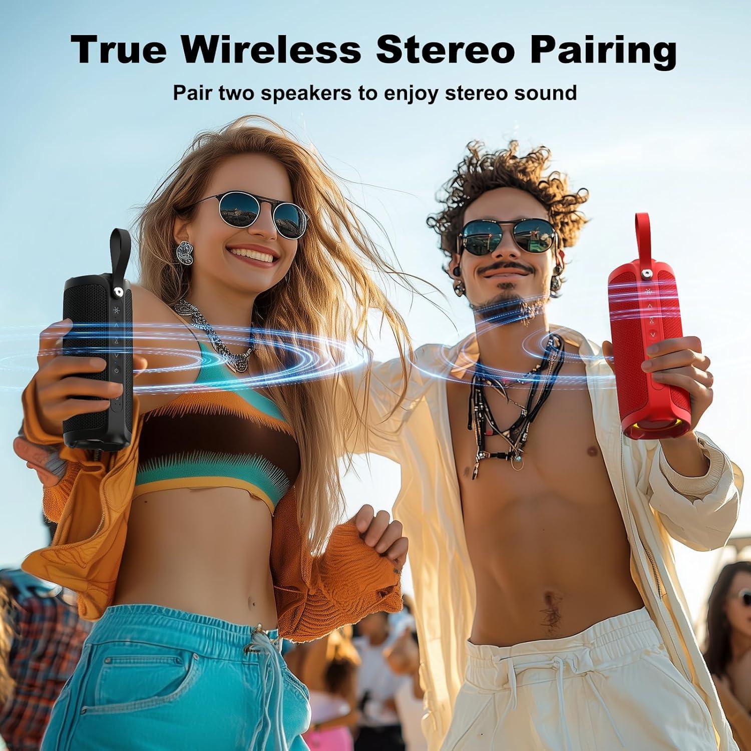 Altavoz Bluetooth Portátil Bobtot ET100 15W Impermeable IPX6