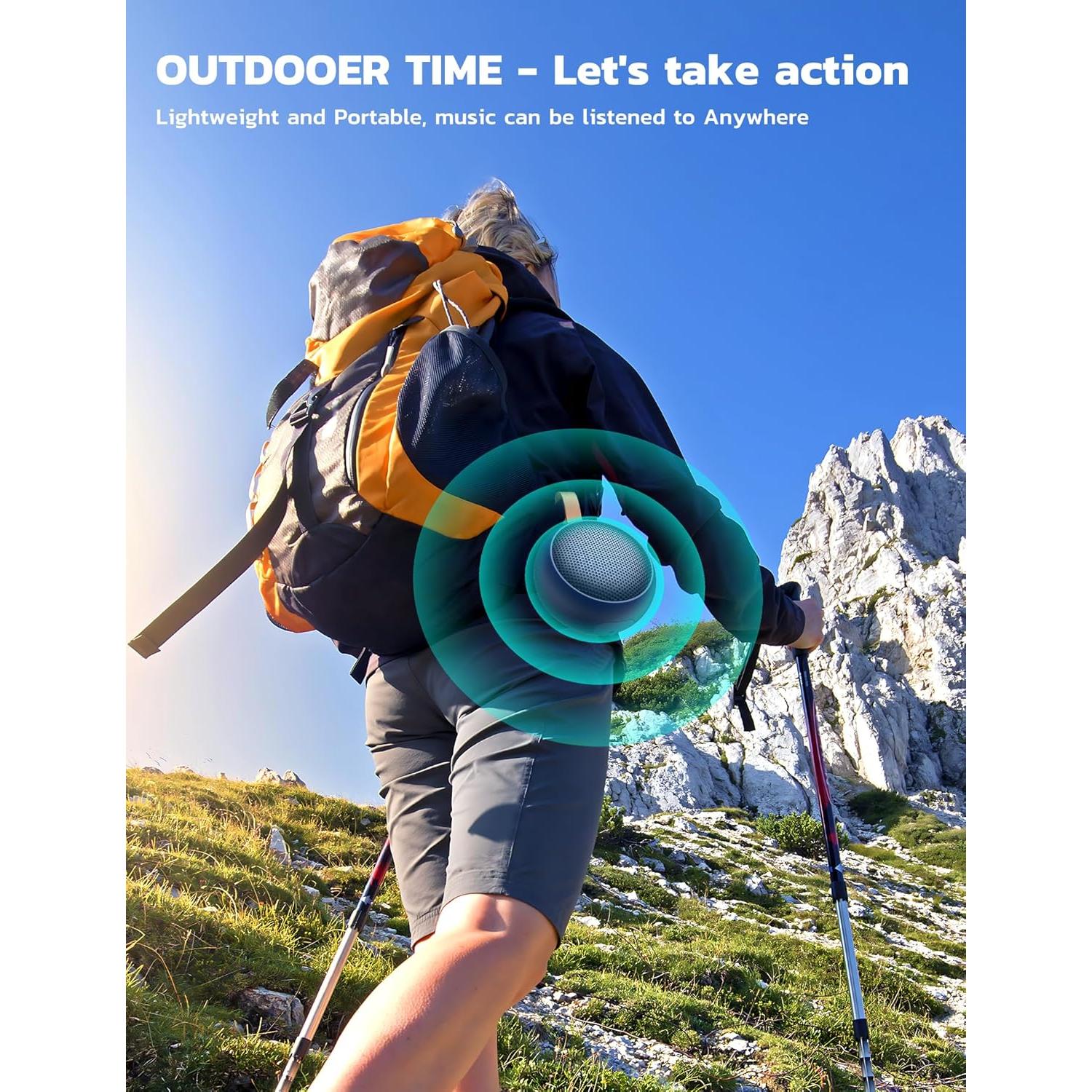 Altavoz Bluetooth S15 Impermeable IPX7 Portátil 12h Azul