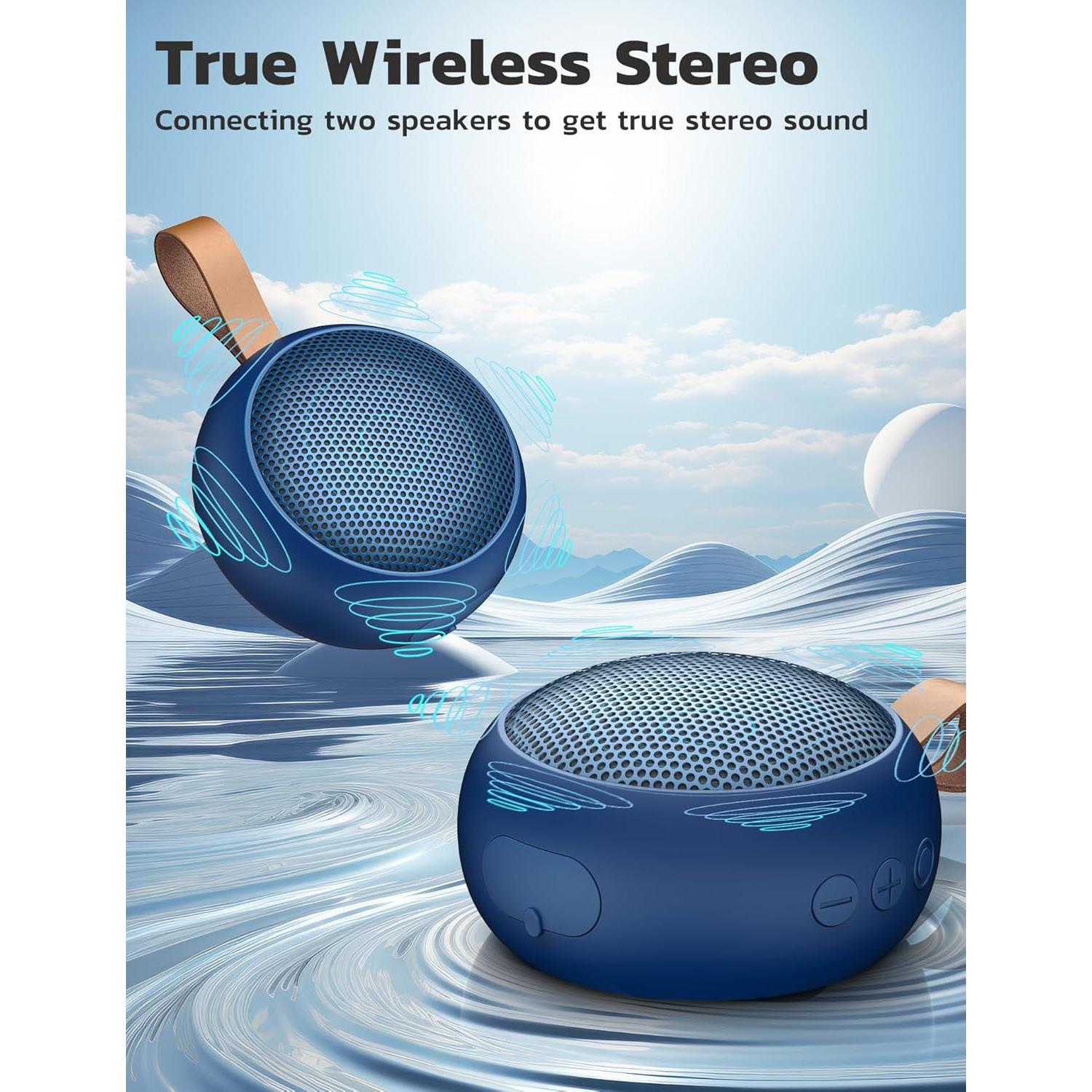 Altavoz Bluetooth S15 Impermeable IPX7 Portátil 12h Azul