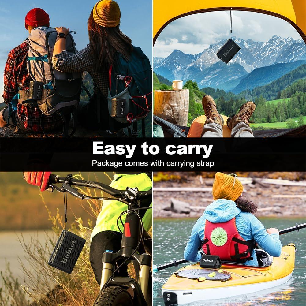 Altavoz Bluetooth Portátil Bobtot ET2240 IPX7 15H Sonido Estéreo