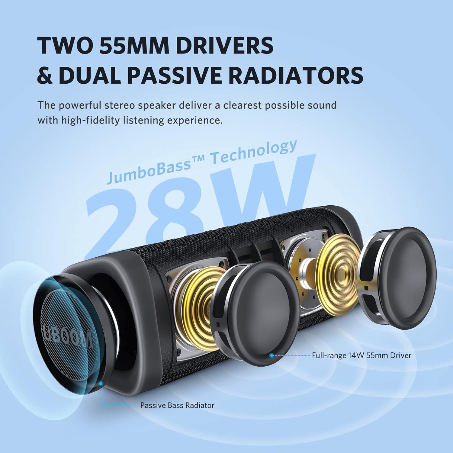 Altavoz Bluetooth EarFun UBOOM L 28W IP67 Impermeable