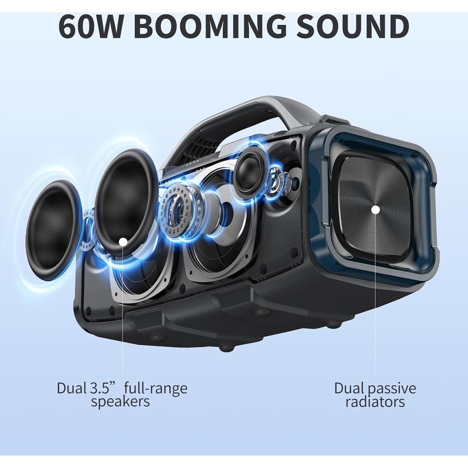 Altavoz Bluetooth Bobtot ET310C 60W Impermeable IPX6 8800mAh