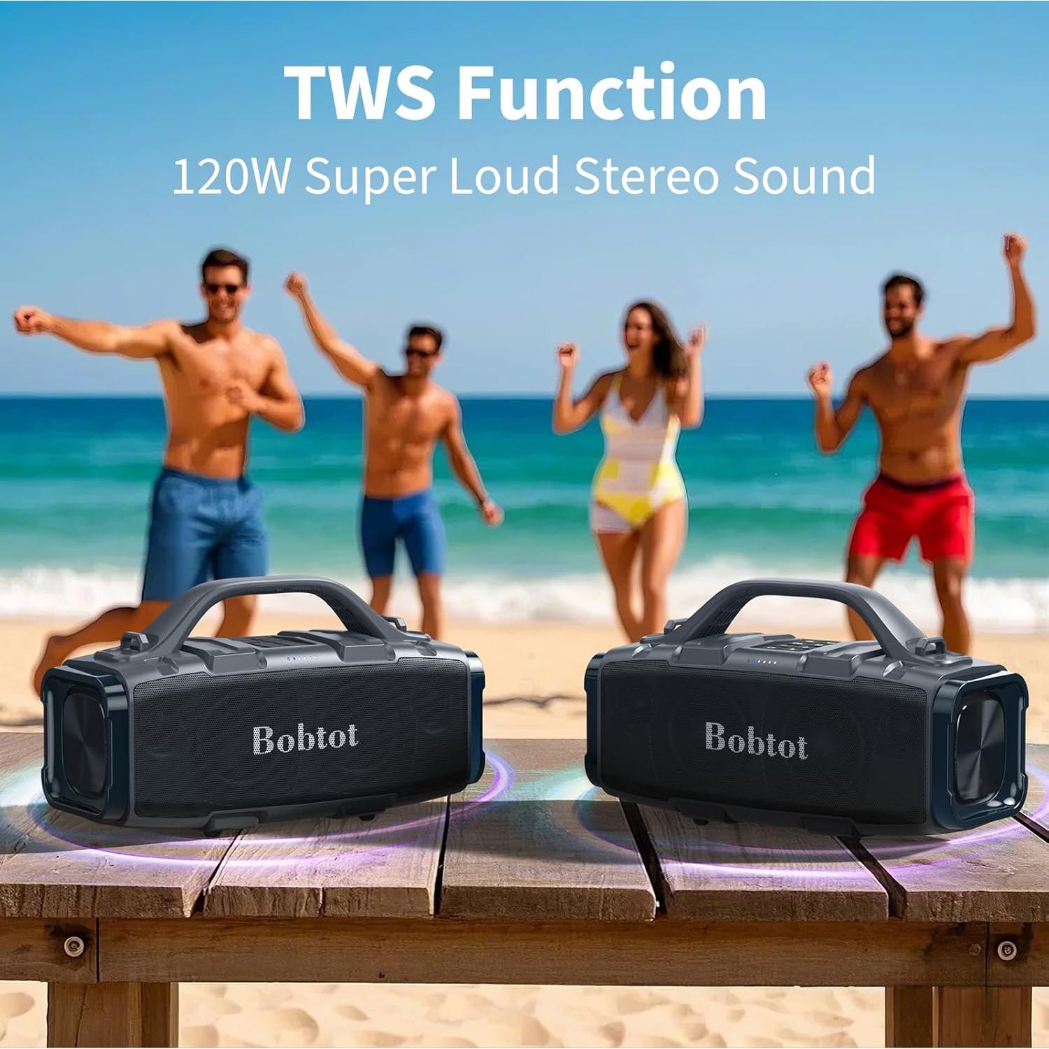 Altavoz Bluetooth Bobtot ET310C 60W Impermeable IPX6 8800mAh