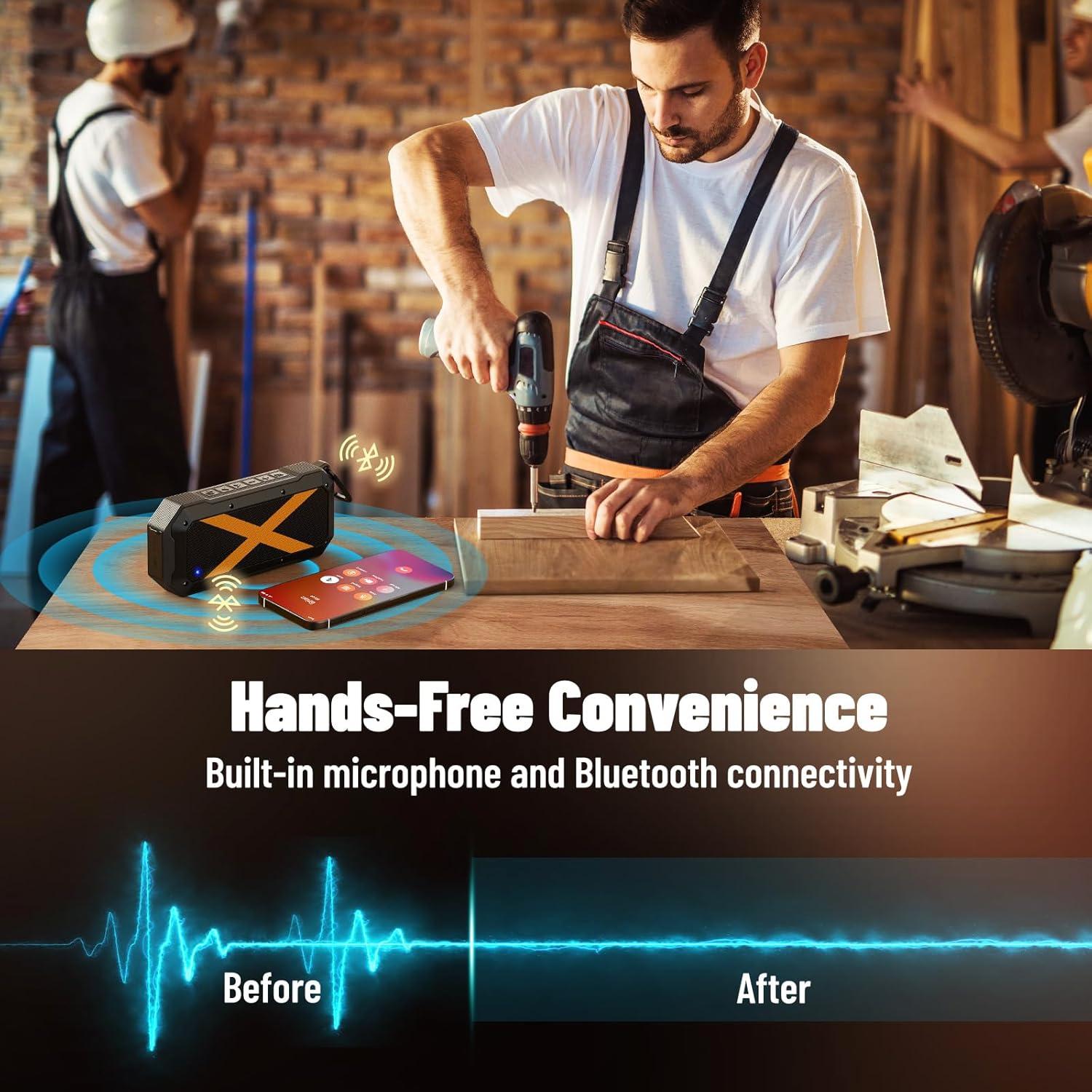 Altavoz Bluetooth Shellhome SP-003 Magnético 30H Resistente Agua