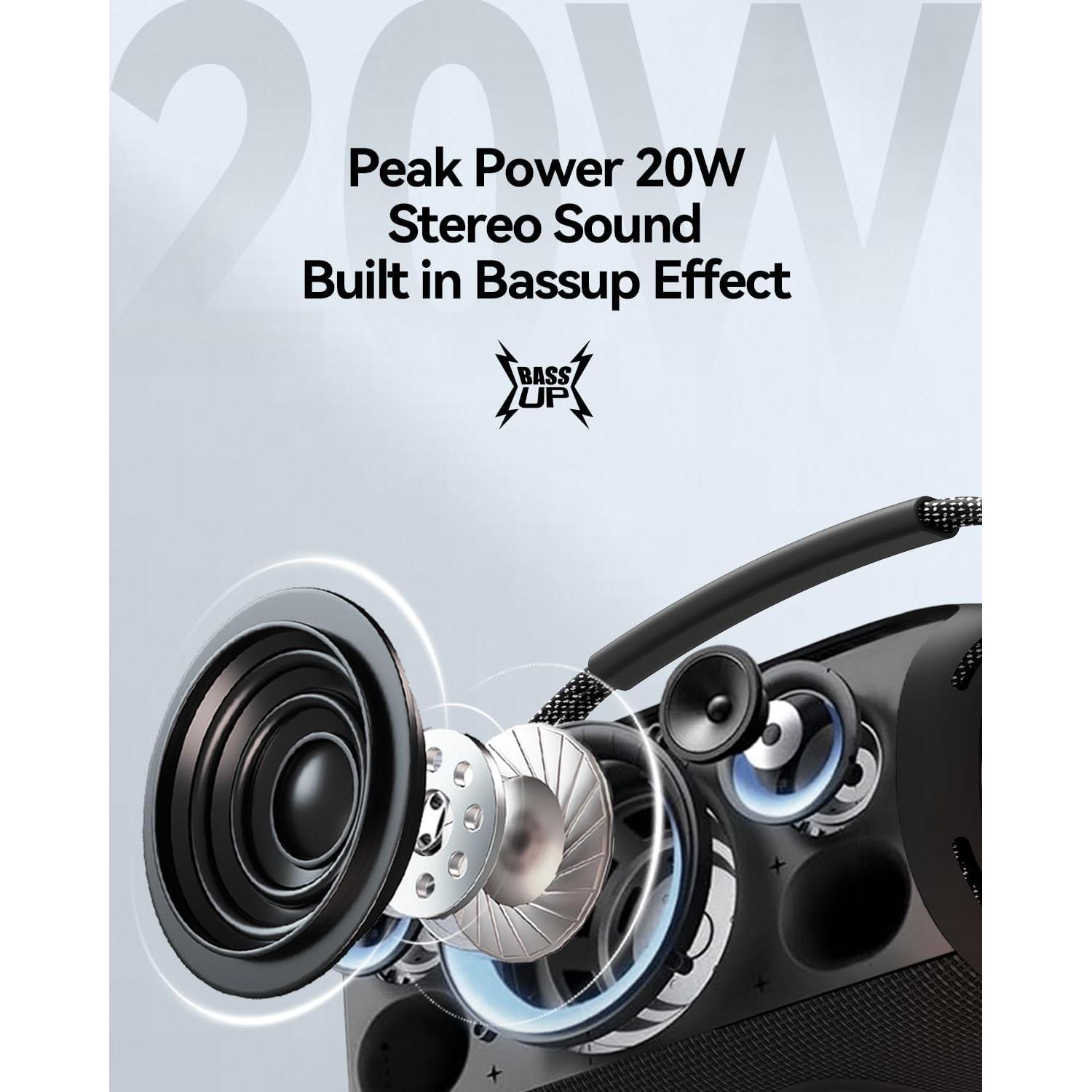 Altavoz Bluetooth Puremic USB Impermeable 18H Sonido Potente