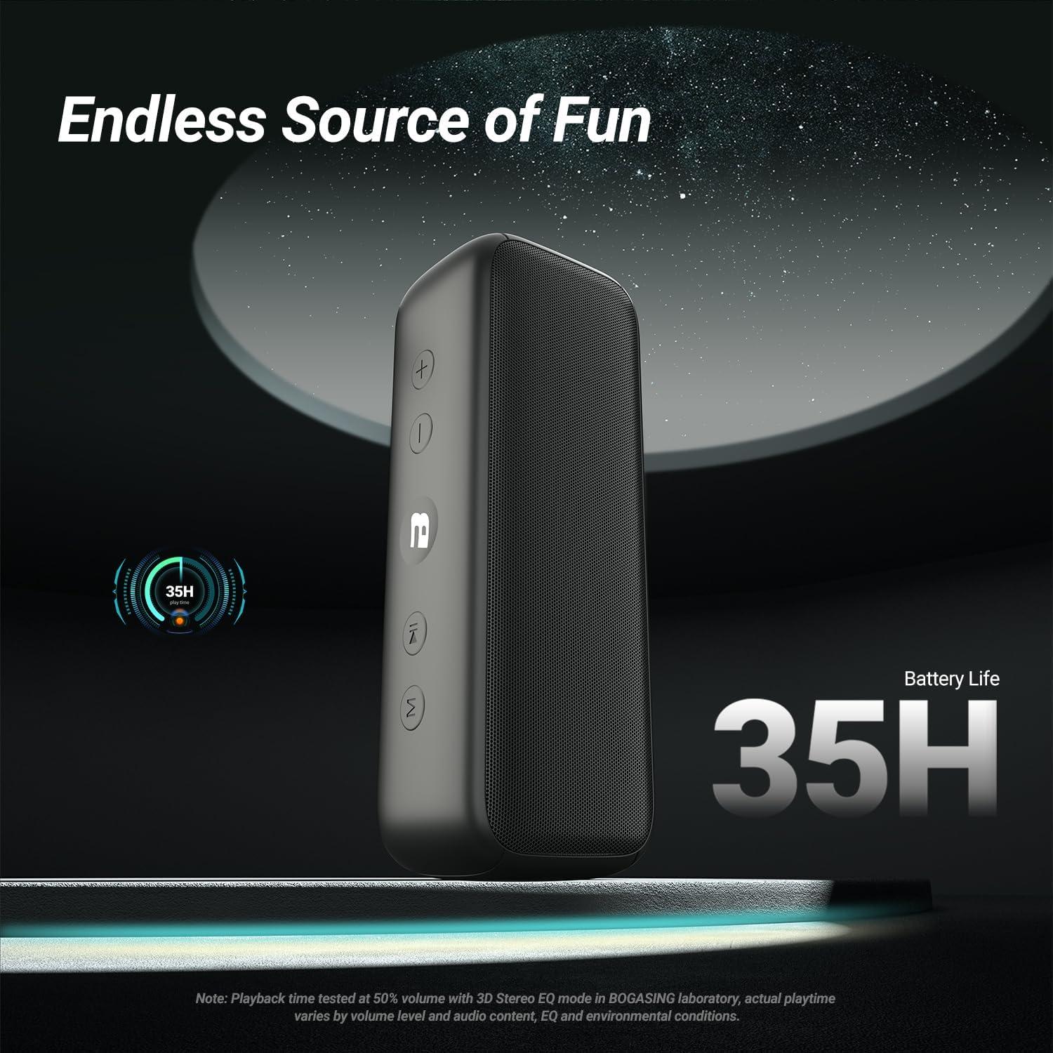 Altavoz Bluetooth BOGASING G6 30W Impermeable 35H Negro