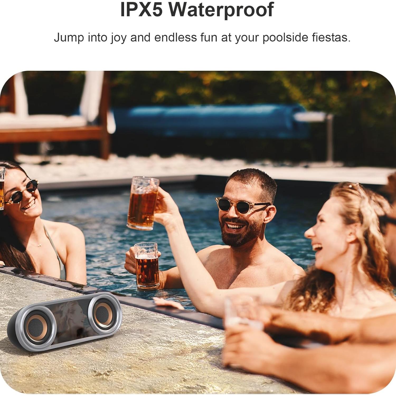 Altavoz Bluetooth DOSS SoundBox Pro+ P400 50W IPX5 Gris