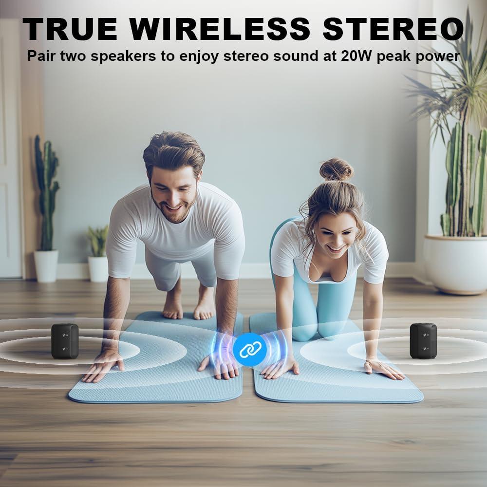 Altavoz Portátil Bluetooth Bobtot ET23 Impermeable 15H Negro