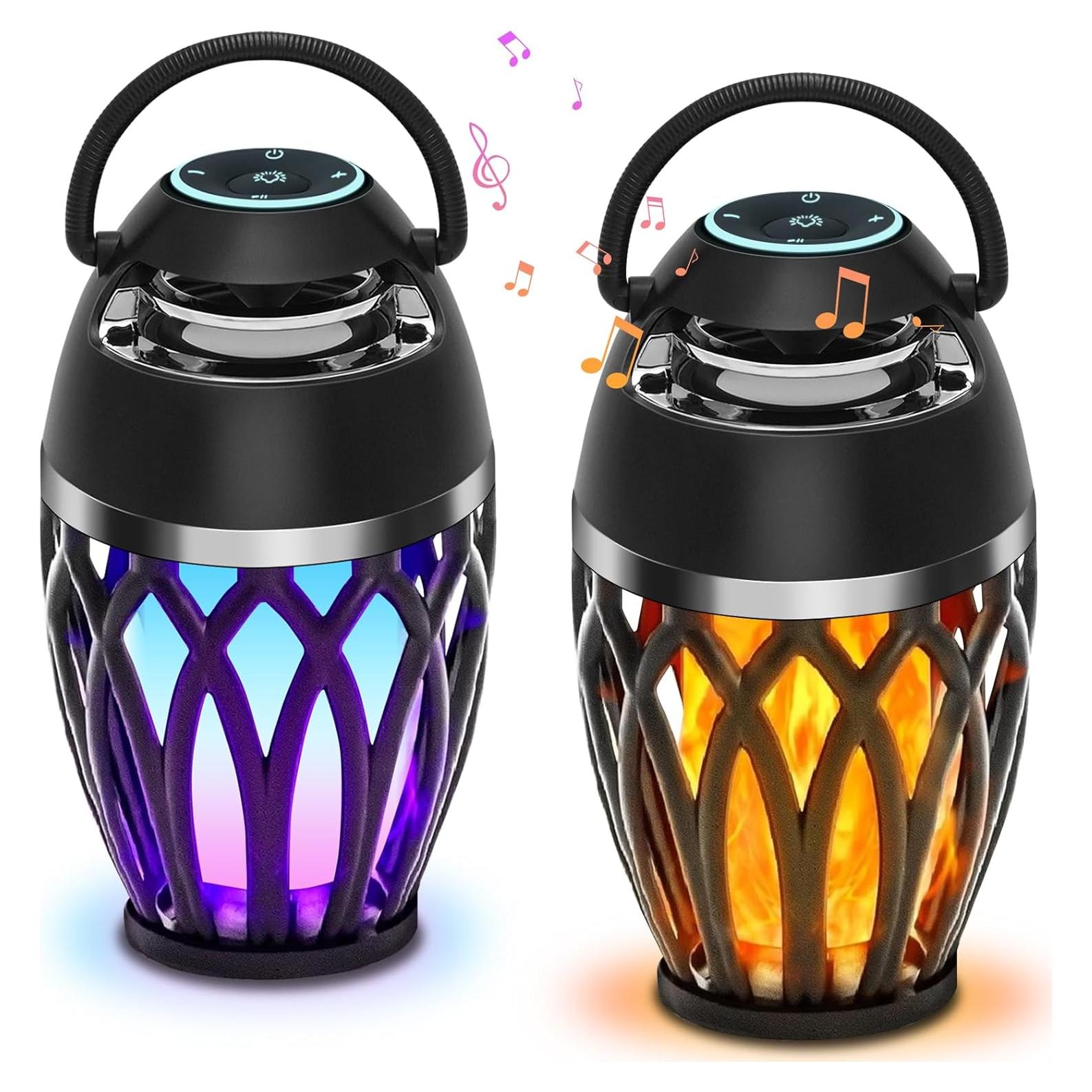 Altavoces Exteriores Bluetooth AOLWEEC, Impermeables, 30h Batería