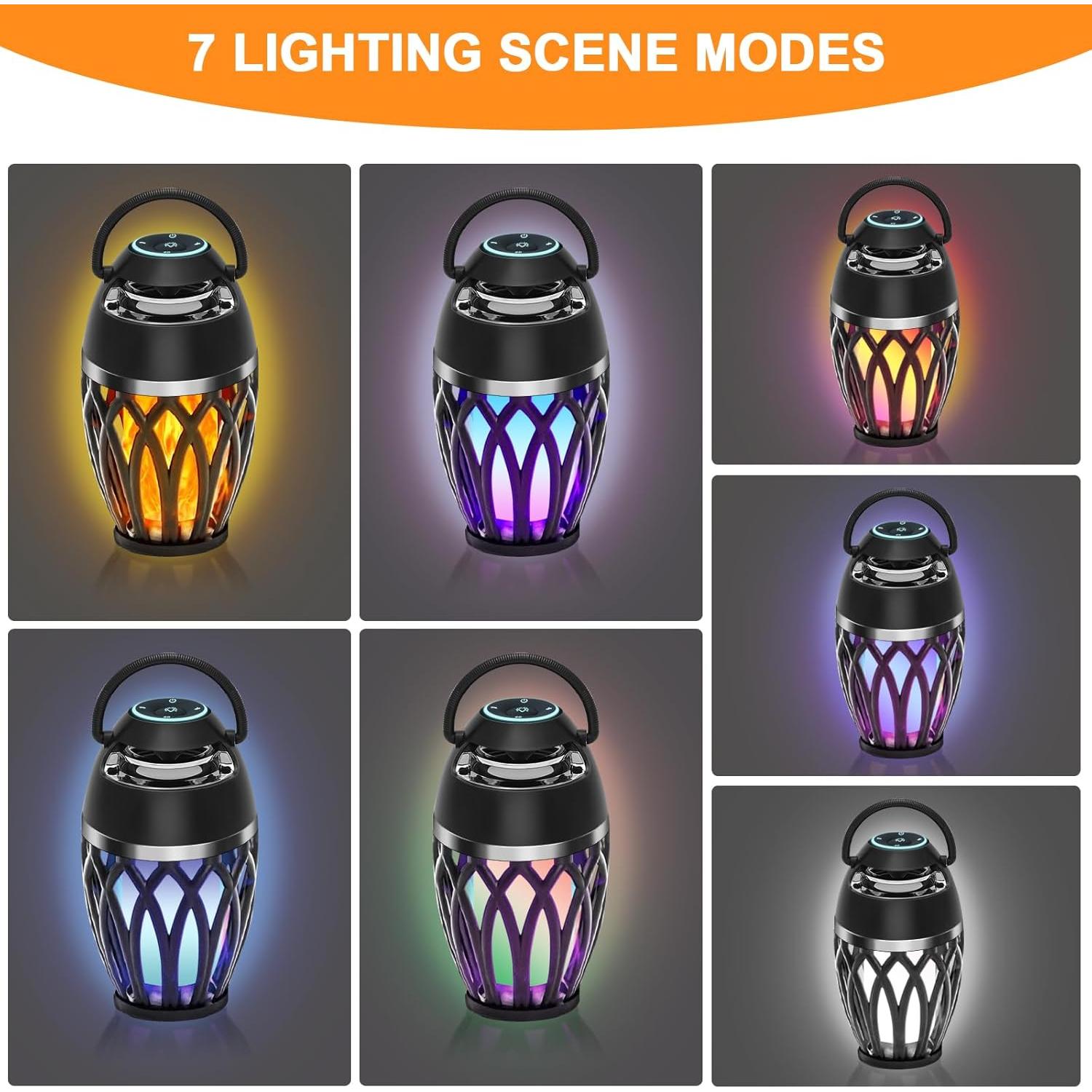 Altavoces Exteriores Bluetooth AOLWEEC, Impermeables, 30h Batería