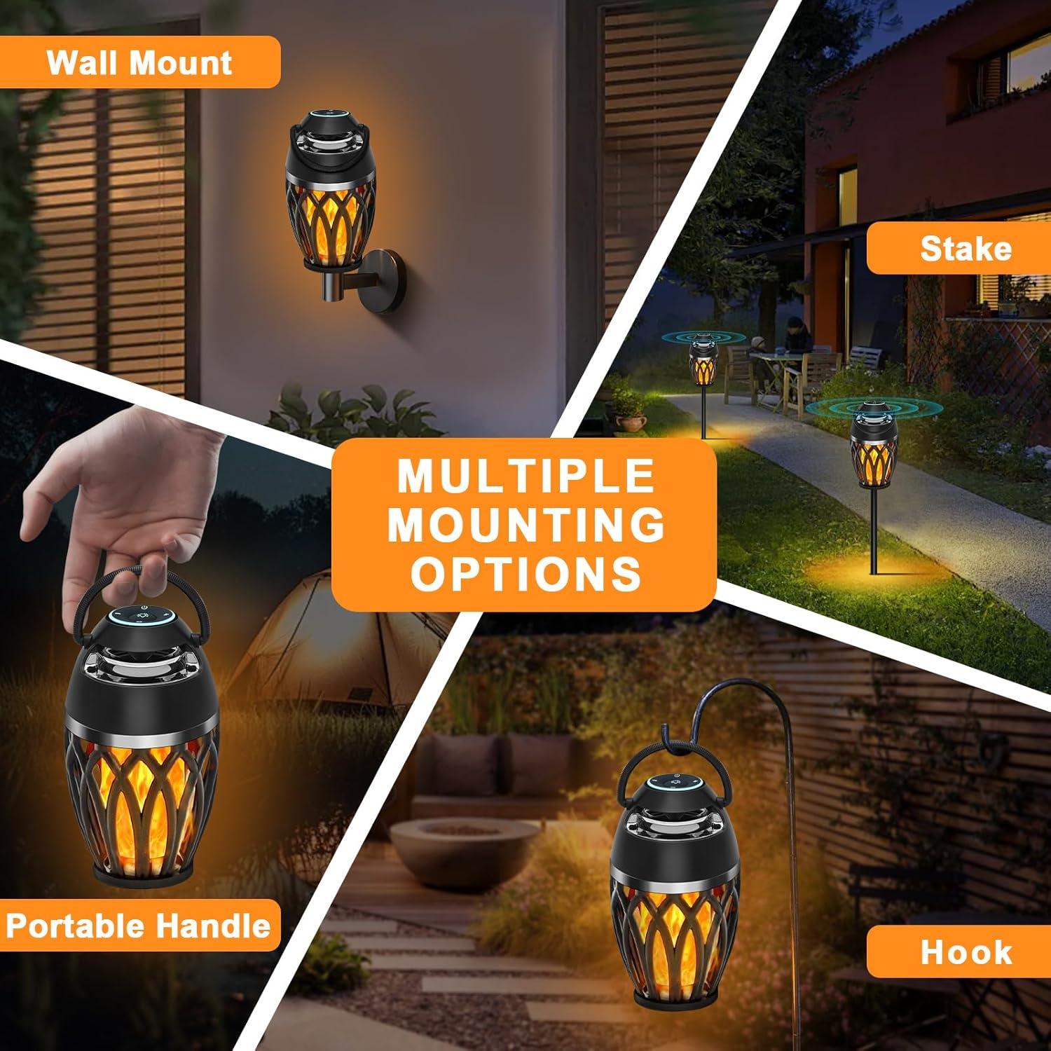 Altavoces Exteriores Bluetooth AOLWEEC, Impermeables, 30h Batería