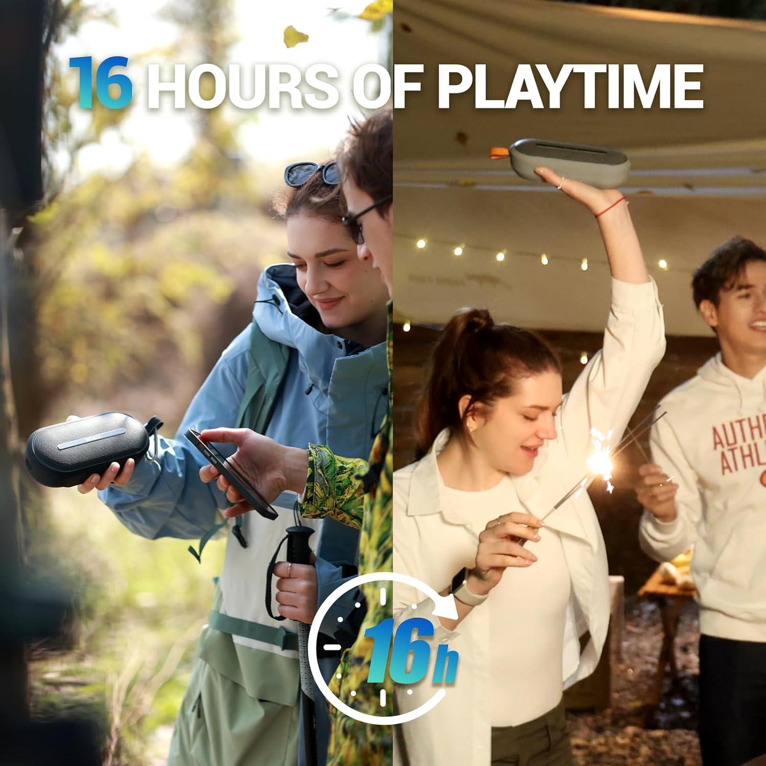 Altavoz Bluetooth Portátil SOWO 40W Impermeable IP67 Negro