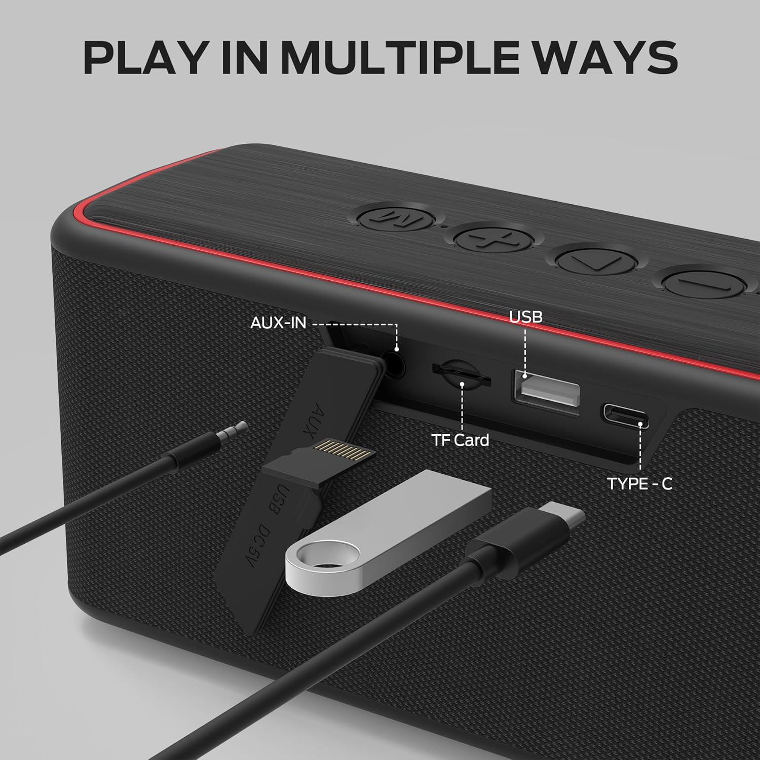 Altavoz Bluetooth Monster Shock Plus 30W Portátil Impermeable