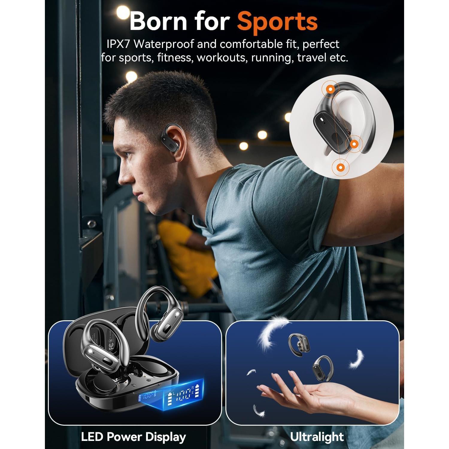 Auriculares Inalámbricos Daximen S12 Bluetooth 5.4 IPX7 80h