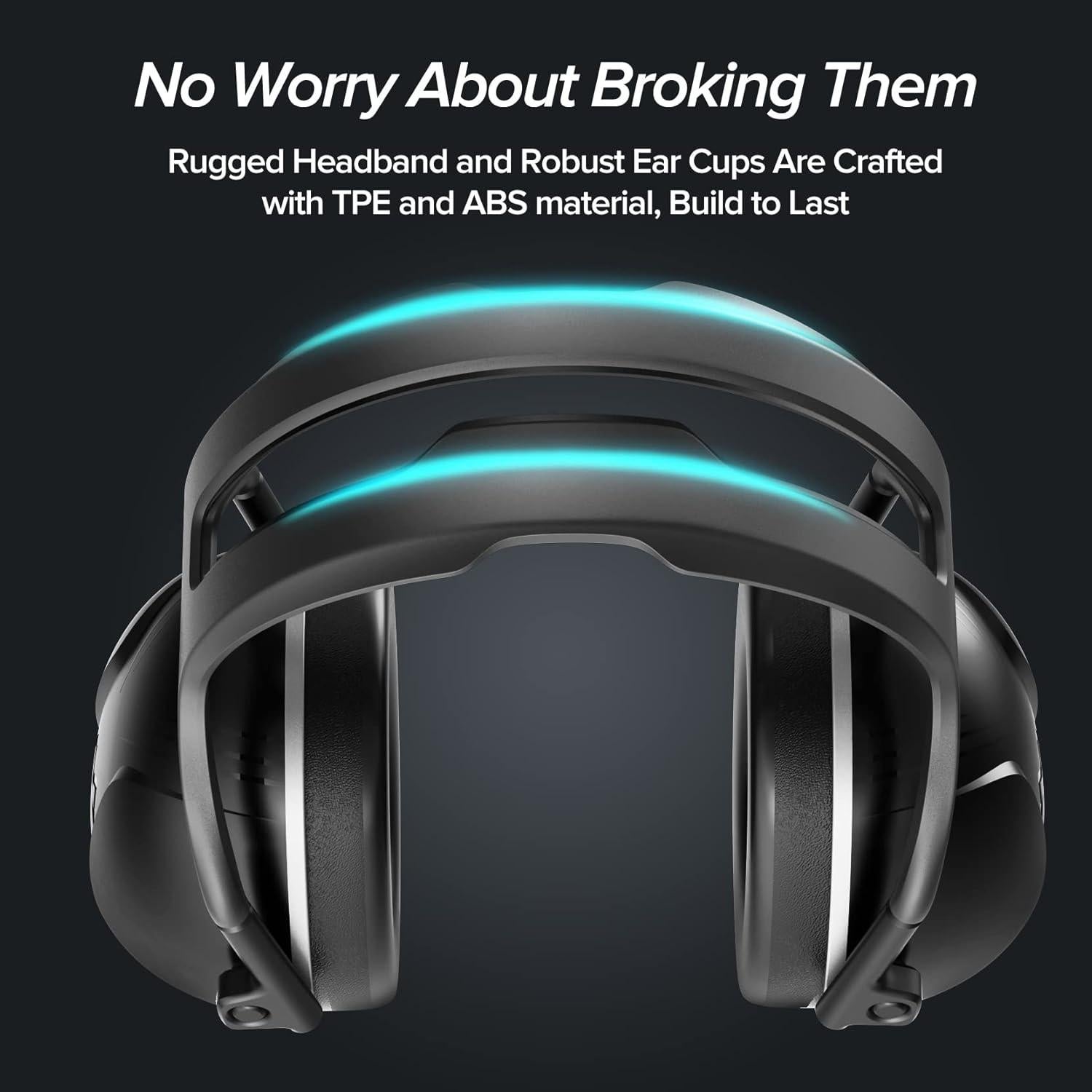 Auriculares de Cancelación de Ruido Basear SNR 35dB Adultos