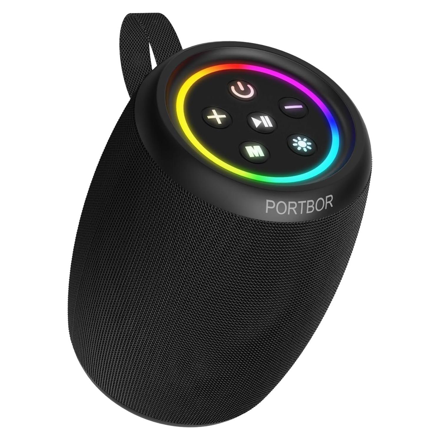Altavoz Bluetooth PORTBOR Inalámbrico Impermeable 15H