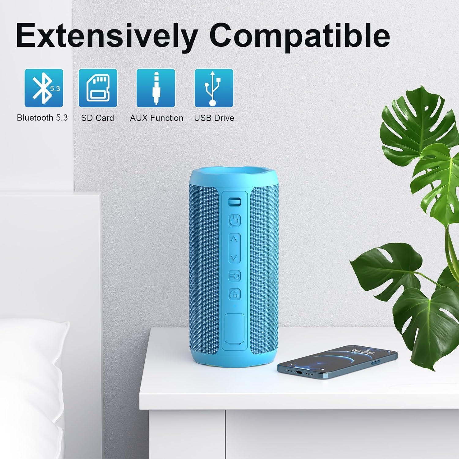 Altavoz Bluetooth Ortizan X10 Inalámbrico 24W Impermeable IPX7