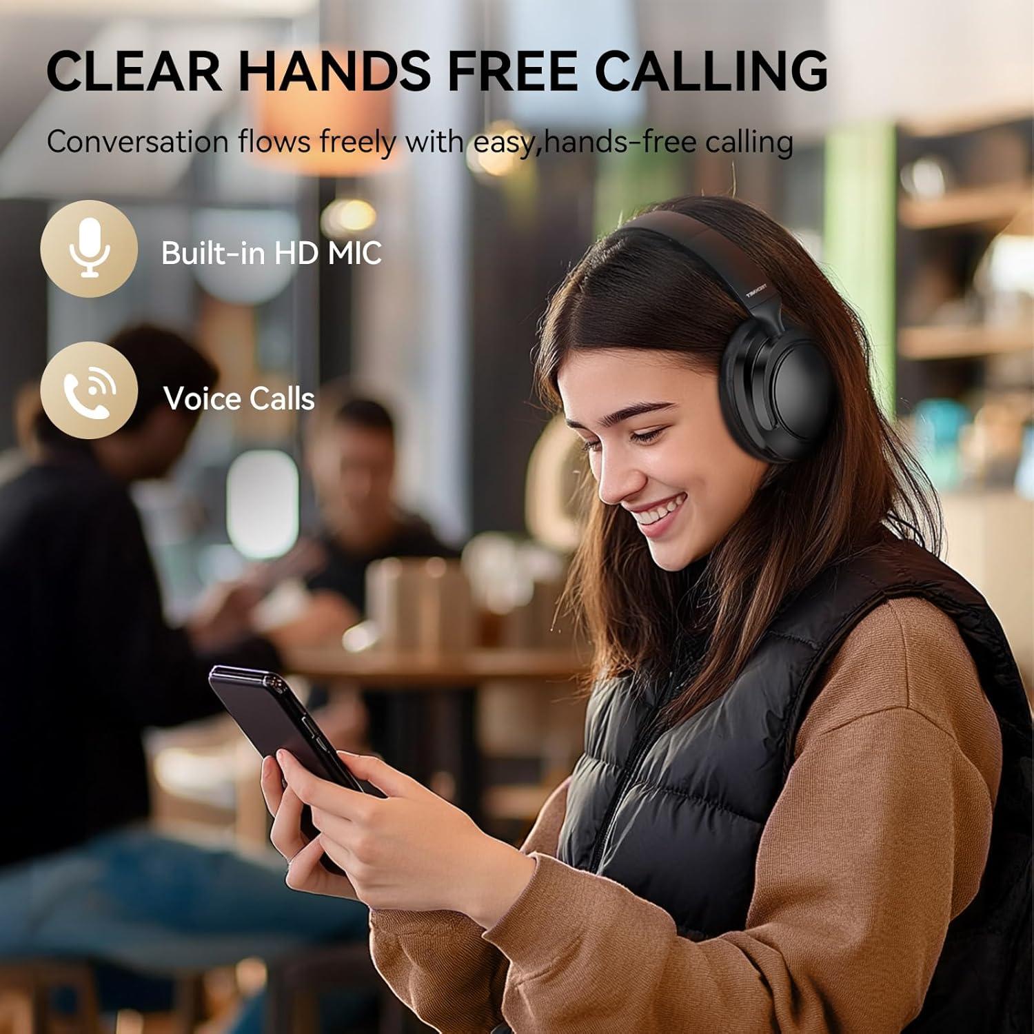 Auriculares TECKNET TK-HS013 Inalámbricos con ANC 70H