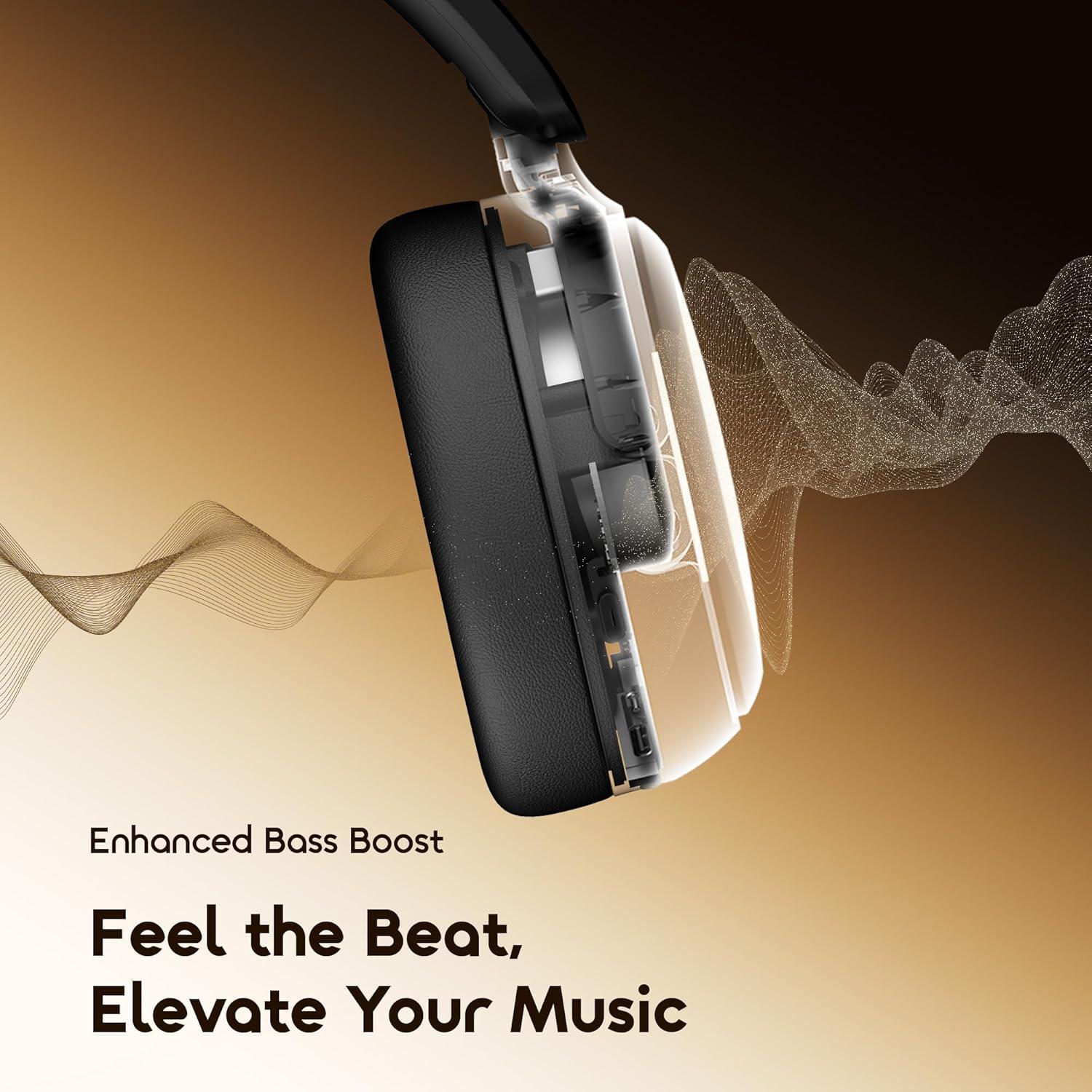 Auriculares Inalámbricos Oraimo OHP-915N con ANC, 65H Reproducción