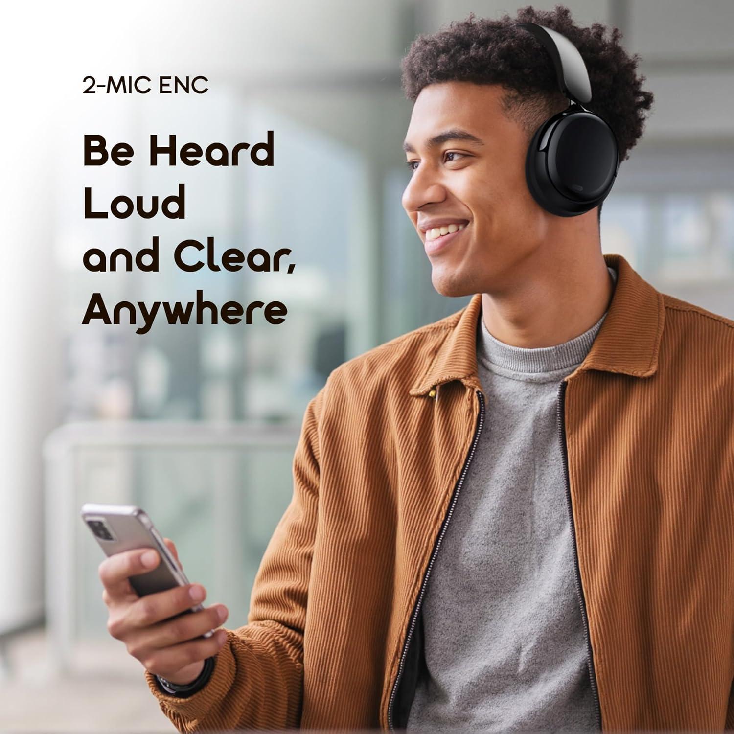 Auriculares Inalámbricos Oraimo OHP-915N con ANC, 65H Reproducción