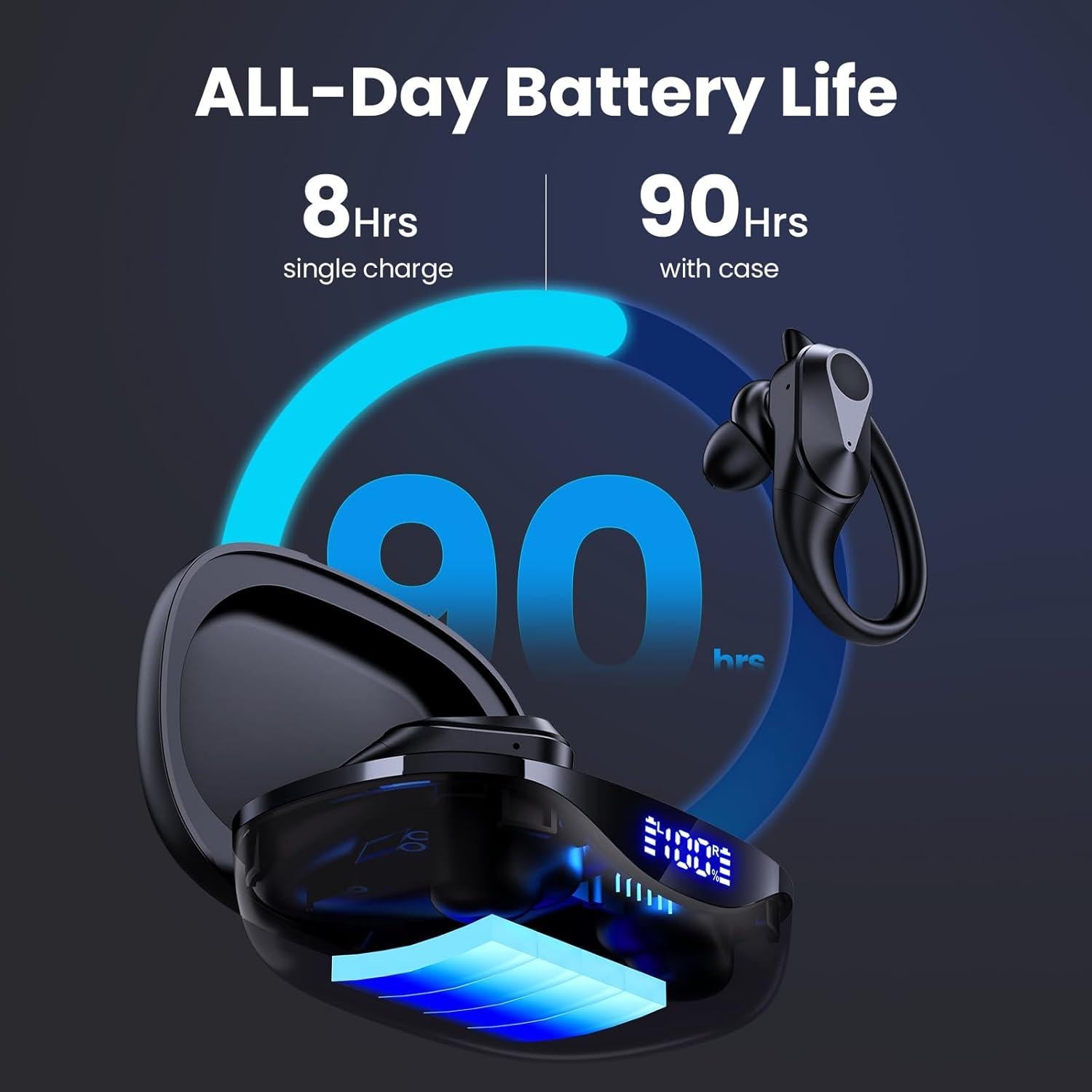 Auriculares Bluetooth FOYCOY C17 Inalámbricos IPX7 90H