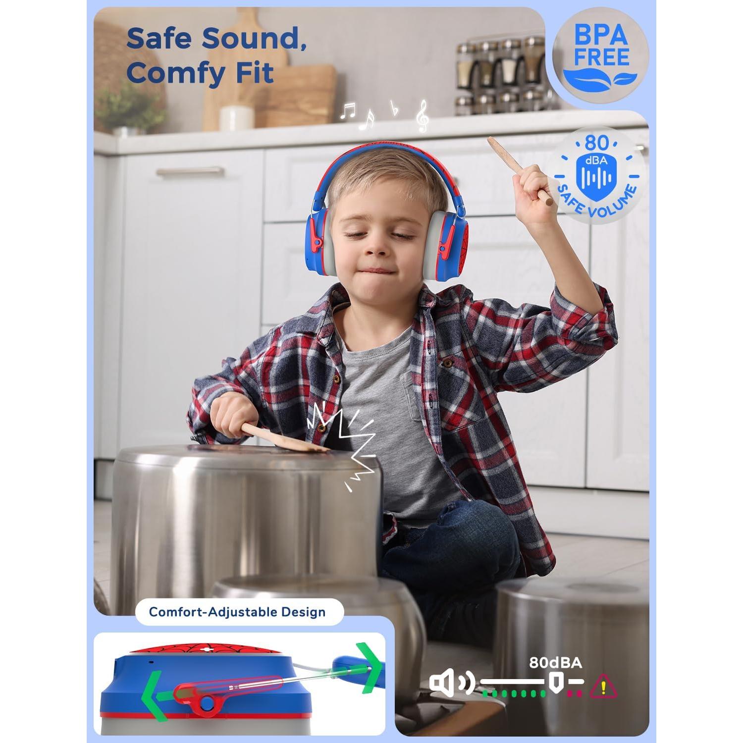 Auriculares iClever con Cancelación de Ruido para Niños - Bluetooth 60H