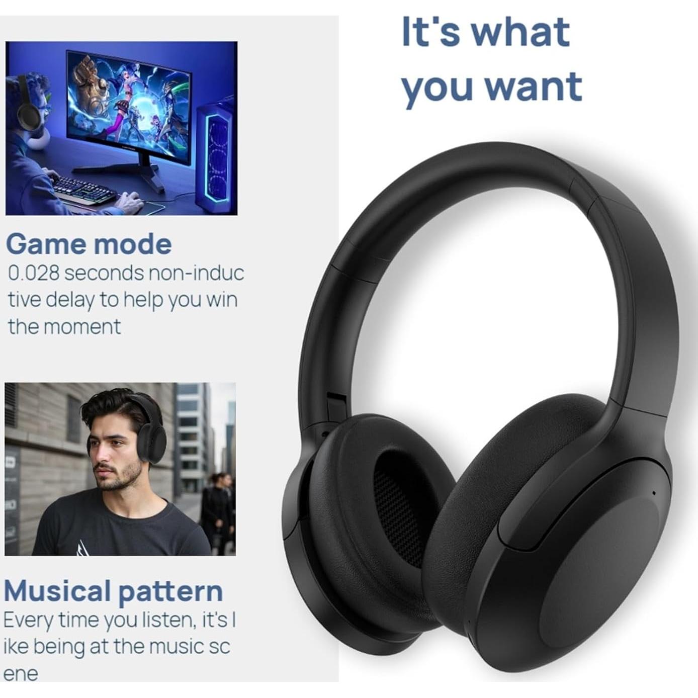 Auriculares Inalámbricos GU-DI con Cancelación de Ruido ANC