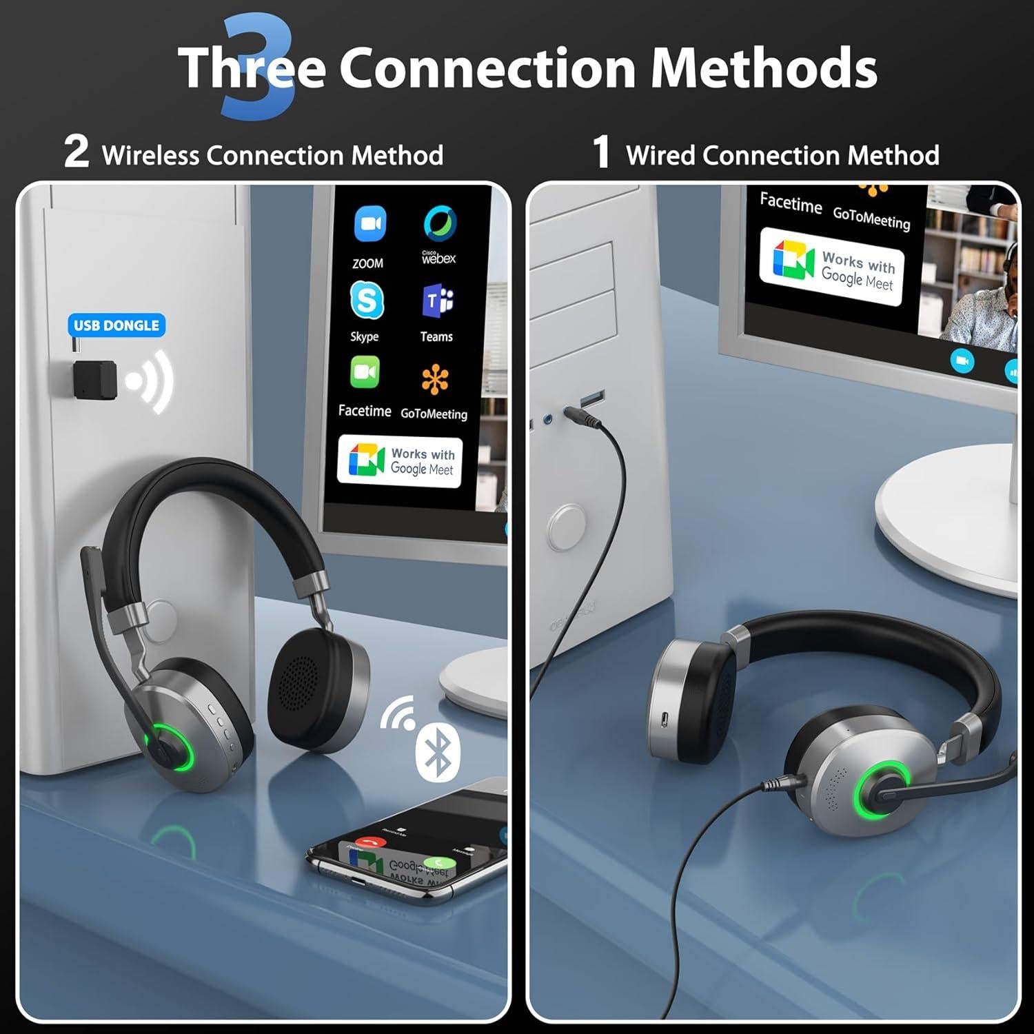 Auriculares Inalámbricos Earbay KSG-BT162S-H-D con Micrófono