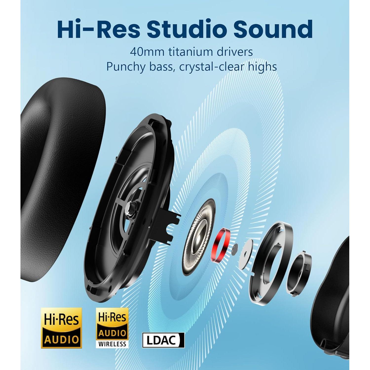 Auriculares Inalámbricos Edifier WH950NB Gen 2 con ANC 80H