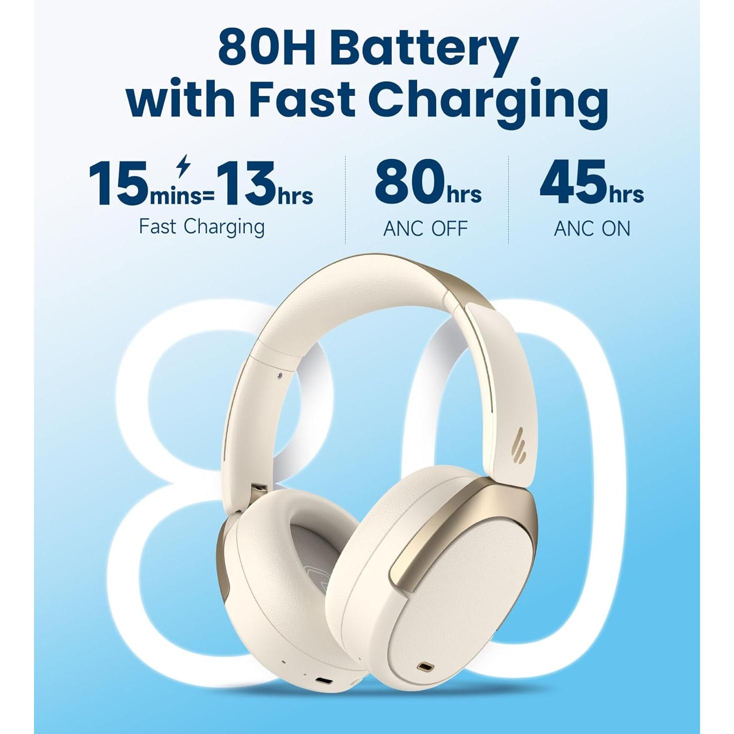 Auriculares Inalámbricos Edifier WH950NB Gen 2 con ANC 80H