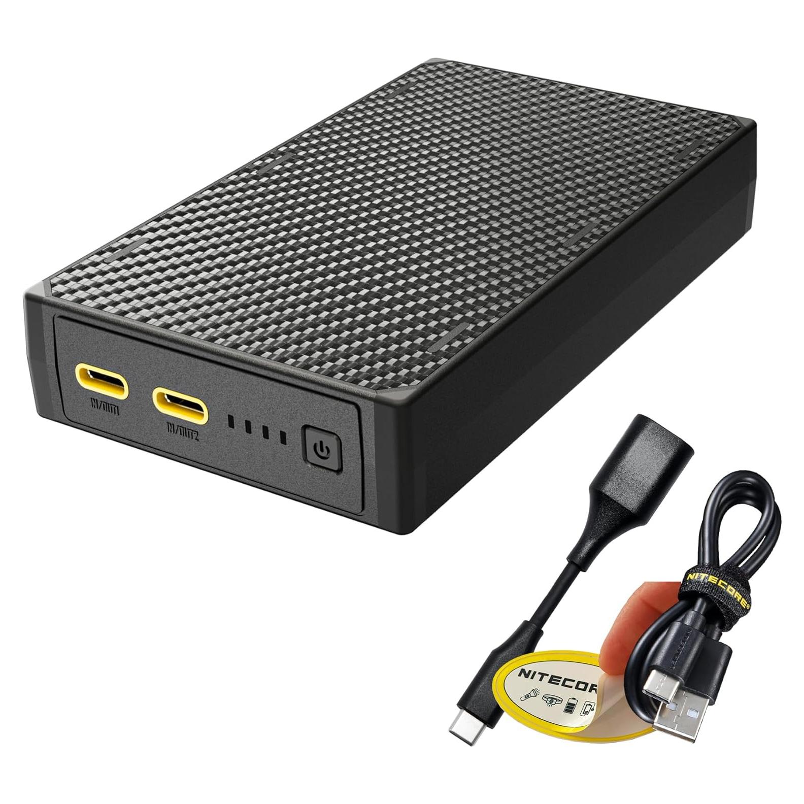 Banco de Energía Nitecore NB20000 Gen 3 20000mAh Carga Rápida