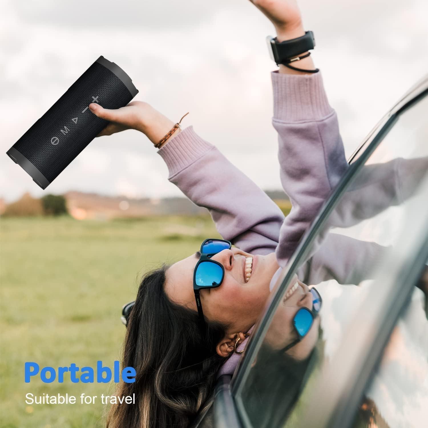 Altavoz Bluetooth Vanzon V40 Portátil IPX7 24W 24H Negro