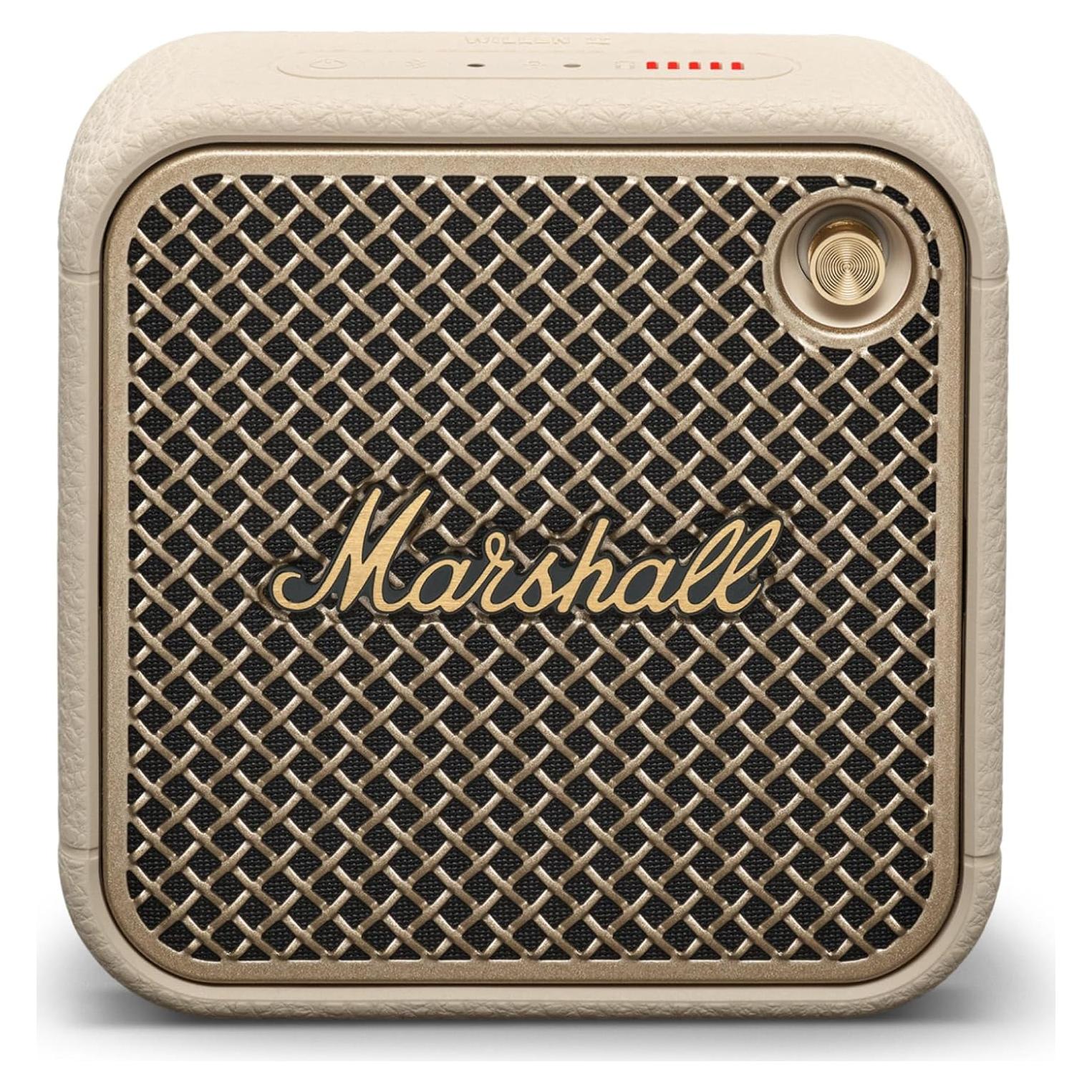 Altavoz Portátil Bluetooth Marshall Willen II - Crema, 17h Batería