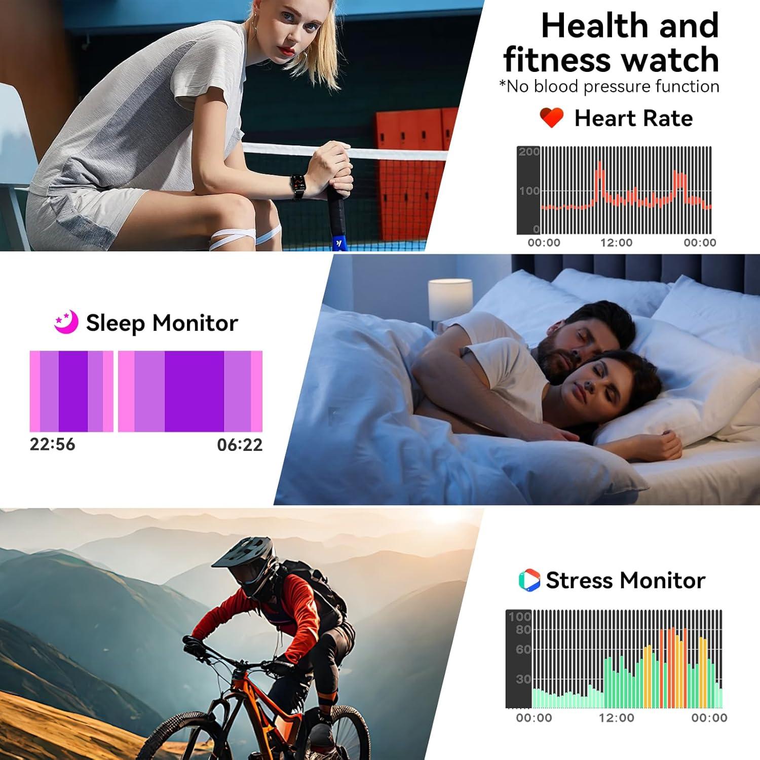 Reloj Inteligente Jacoosa TG38 Pantalla HD 1.83" 5 ATM