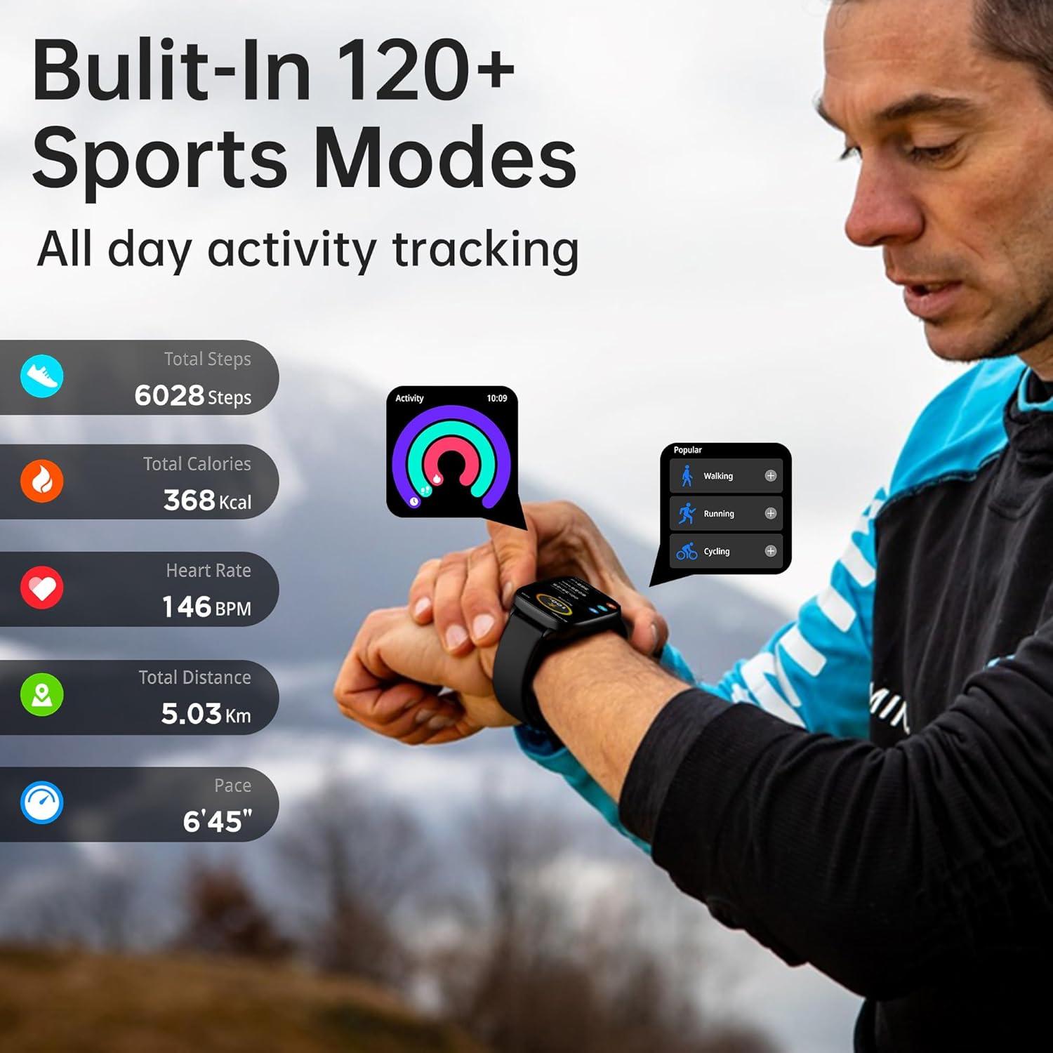 Reloj Inteligente Sunorshop con Llamadas y Monitoreo de Salud