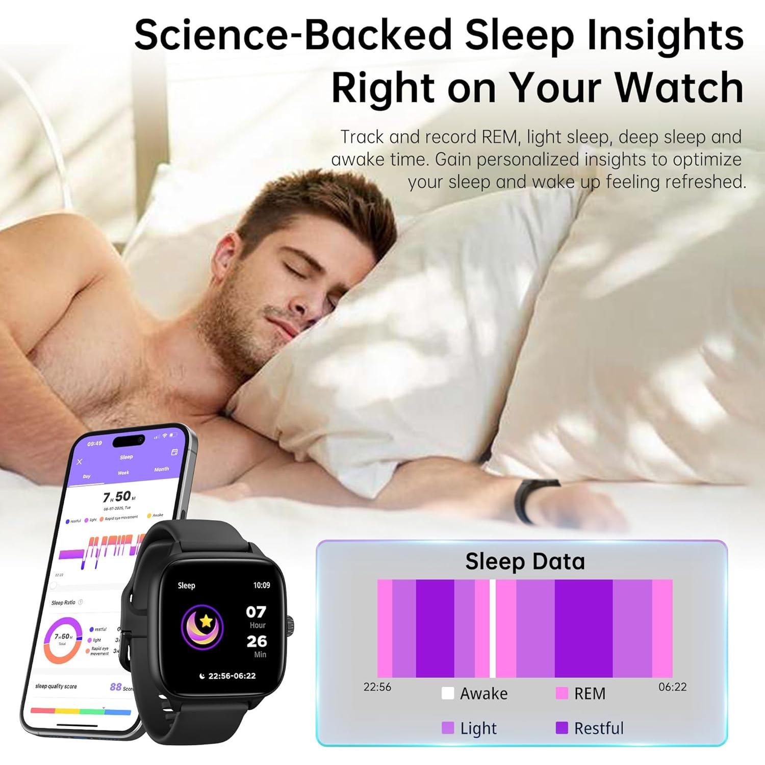 Reloj Inteligente Sunorshop con Llamadas y Monitoreo de Salud