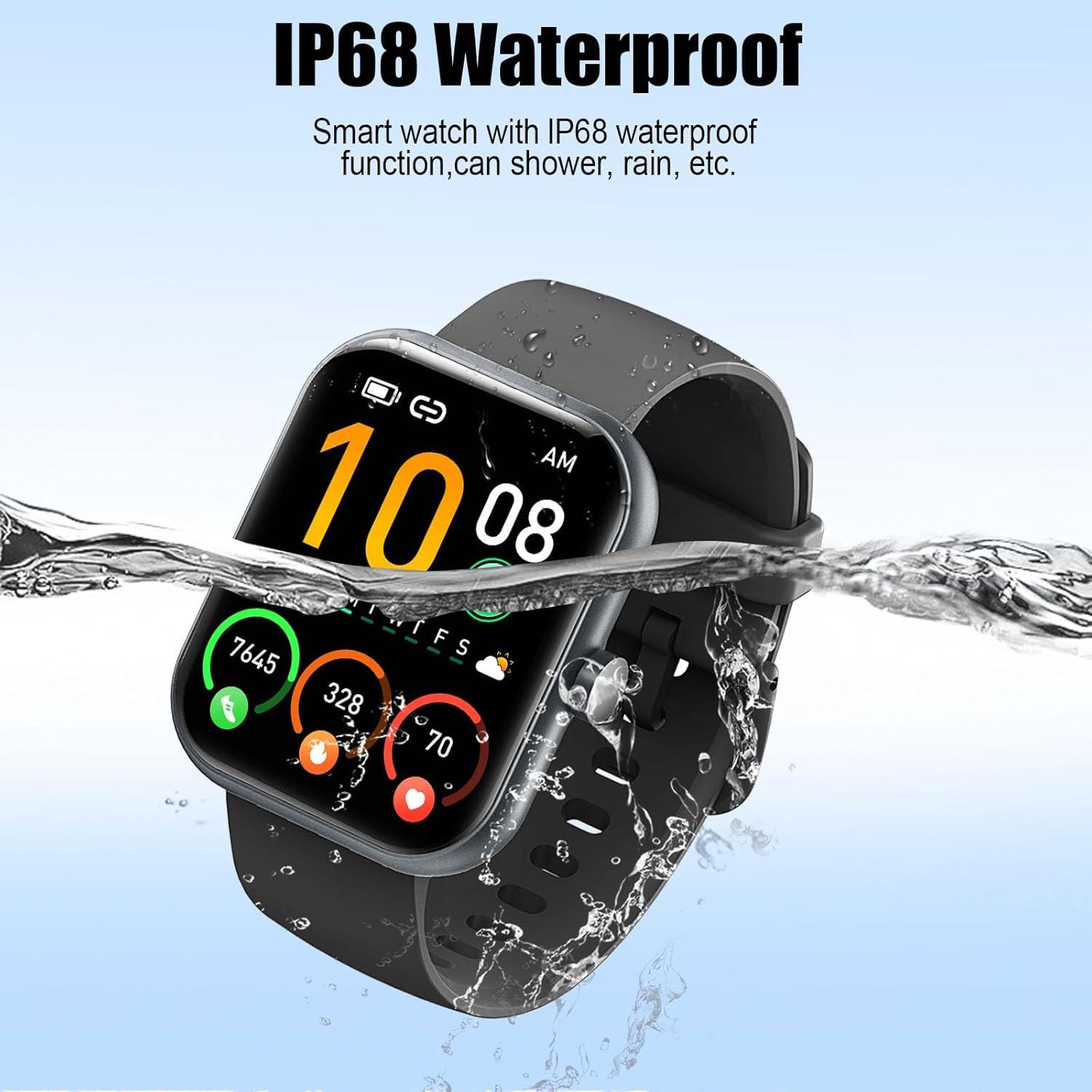 Reloj Inteligente Fitness Y66 Negro IP68 110+ Modos Salud