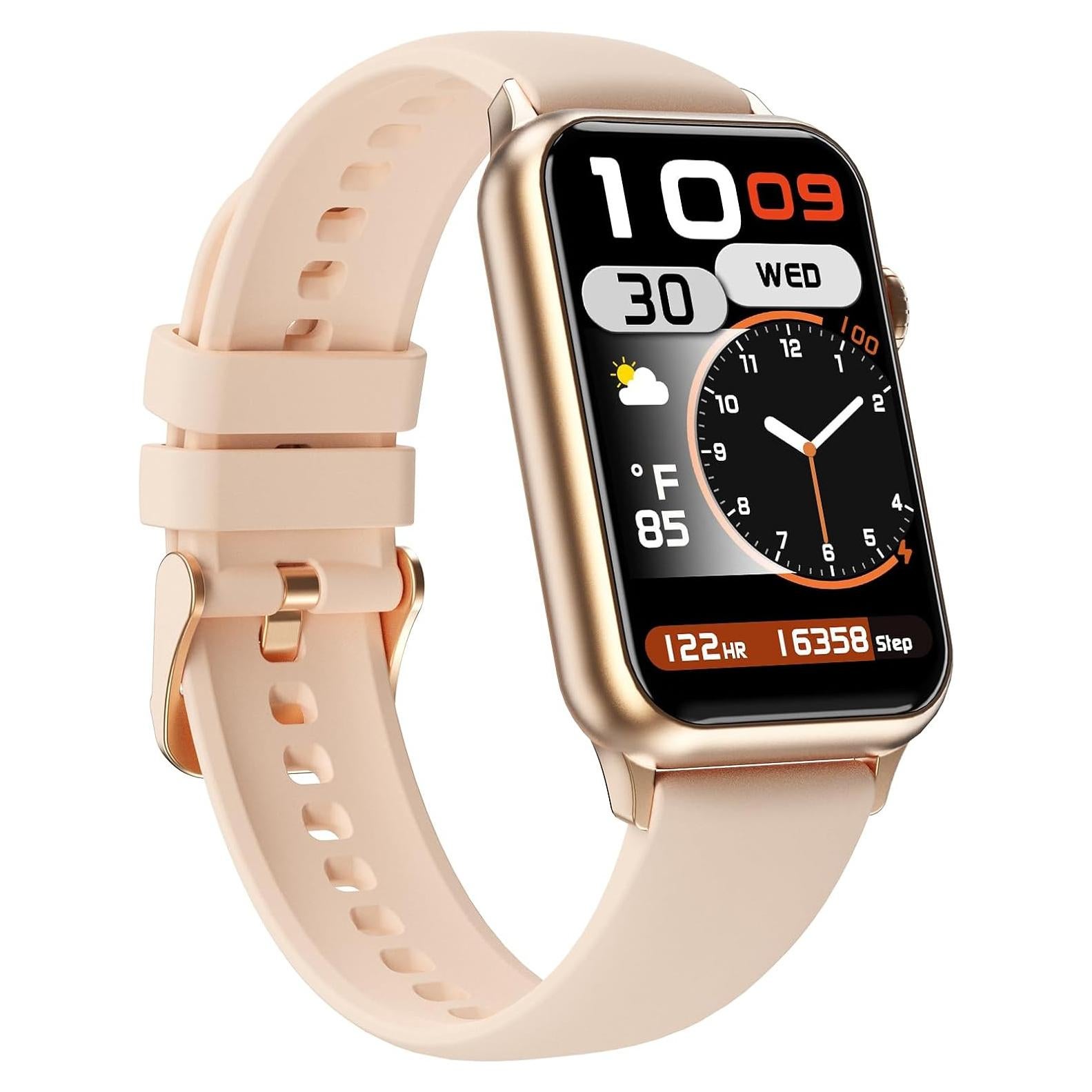 Reloj Inteligente Wontrum Y70 Rosa con Monitoreo de Salud 24/7